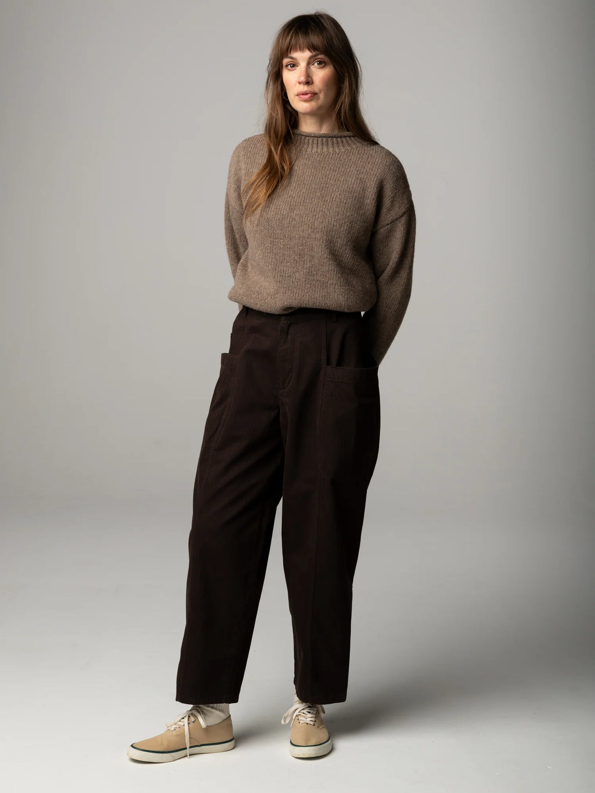 Women's Croft Workwear Barrel Pant - Burnt Umber