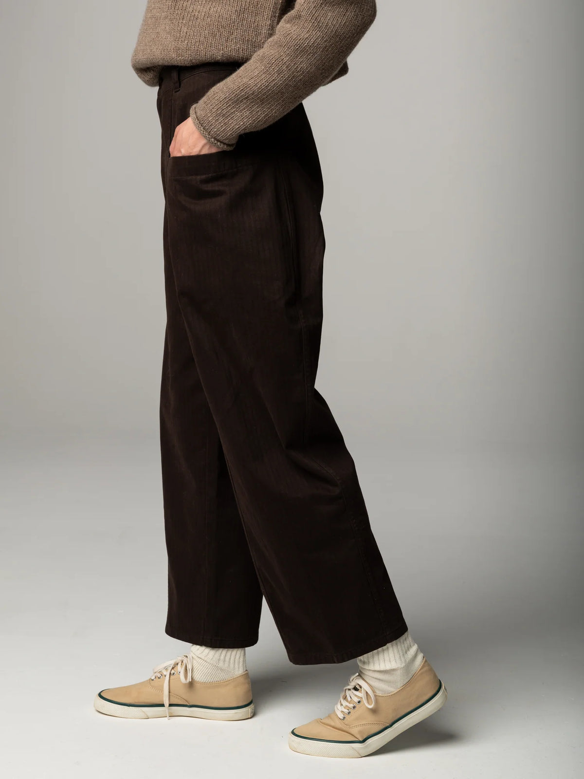 Women's Croft Workwear Barrel Pant - Burnt Umber
