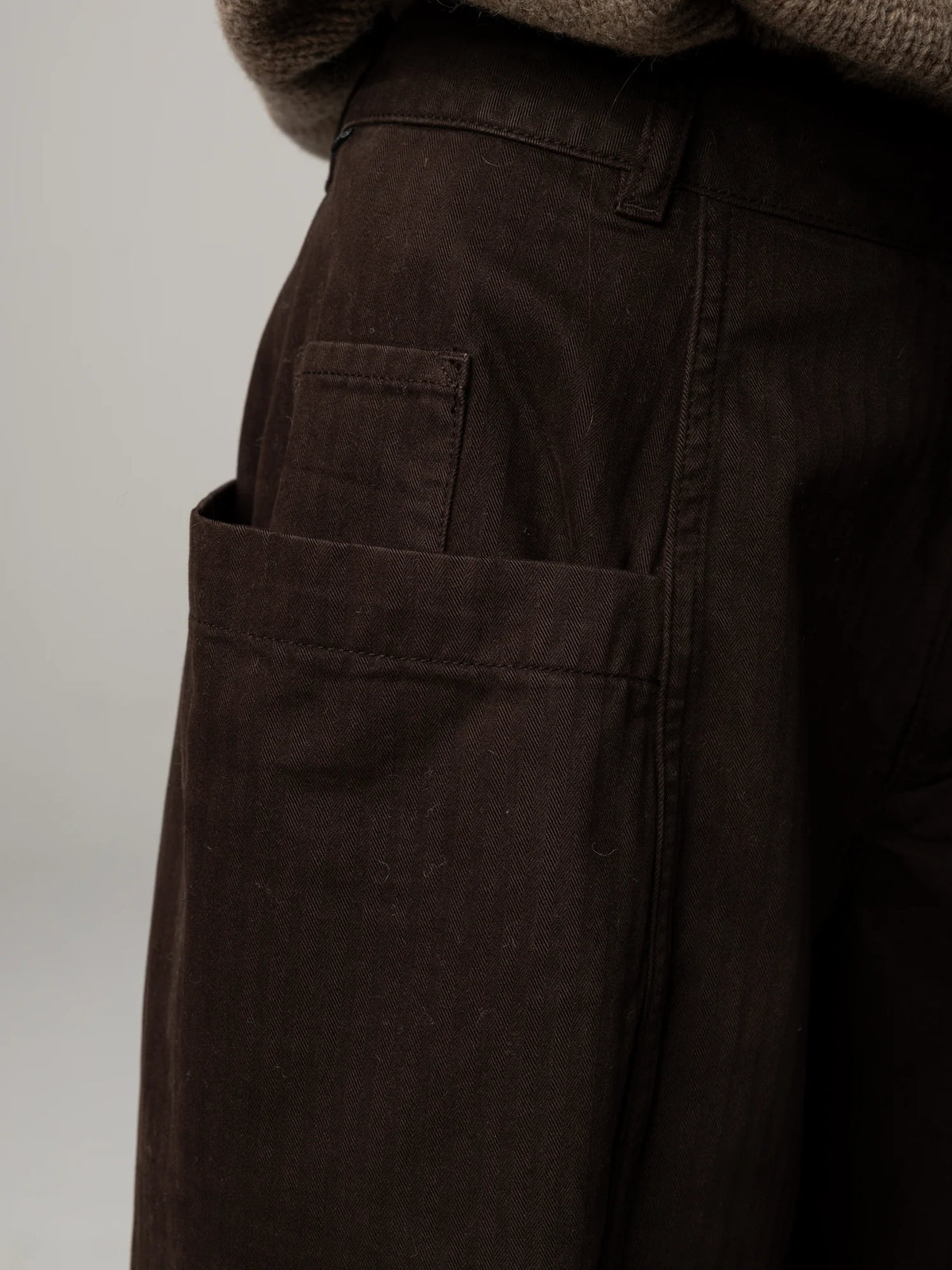 Women's Croft Workwear Barrel Pant - Burnt Umber