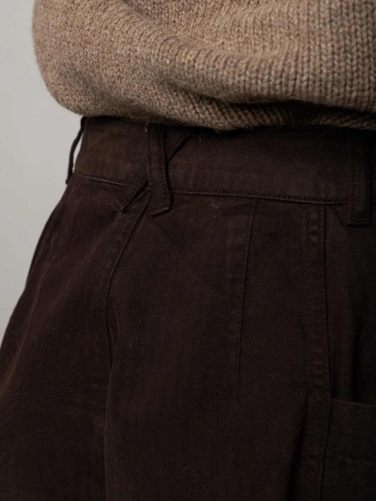 Women's Croft Workwear Barrel Pant - Burnt Umber