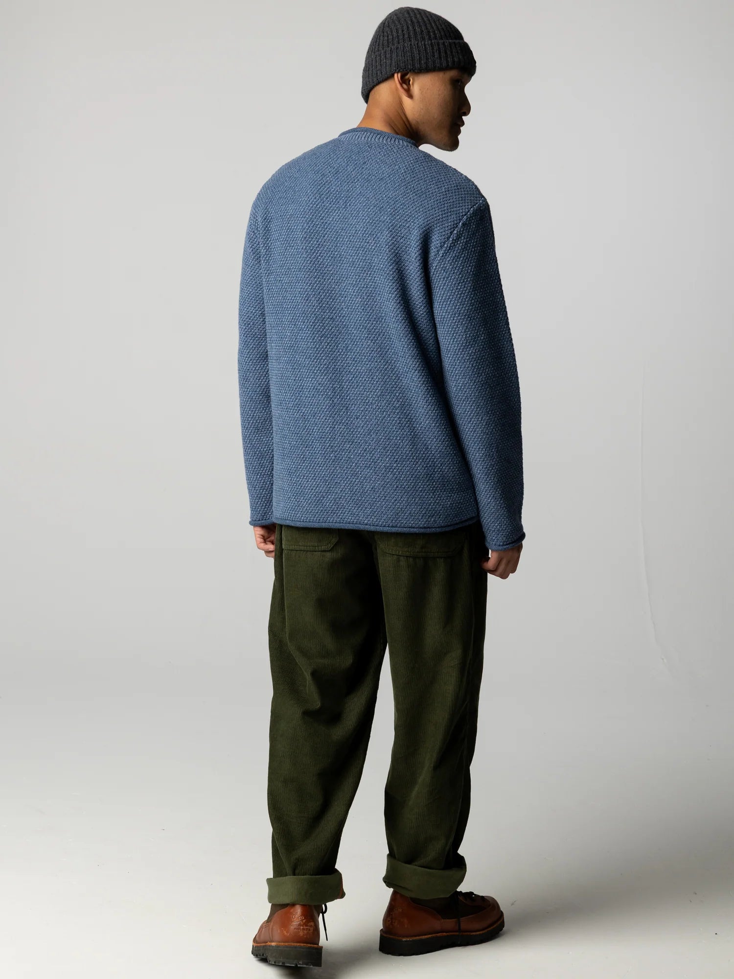 Men's Finisterre Barents Sweater - Denim