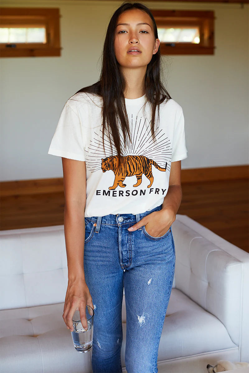 Tiger Tee - Ivory