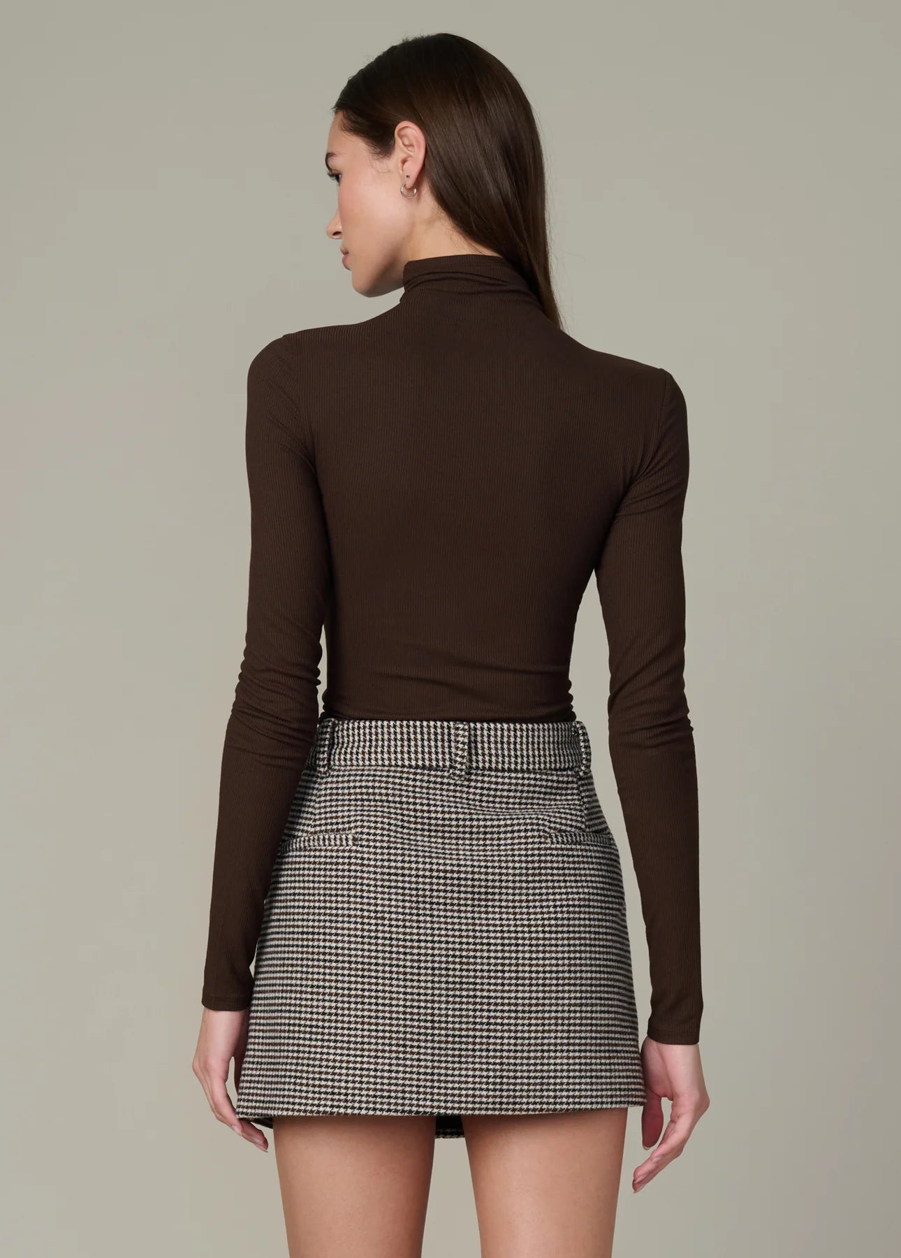 The Tony Long Sleeve Top - Dark Chocolate