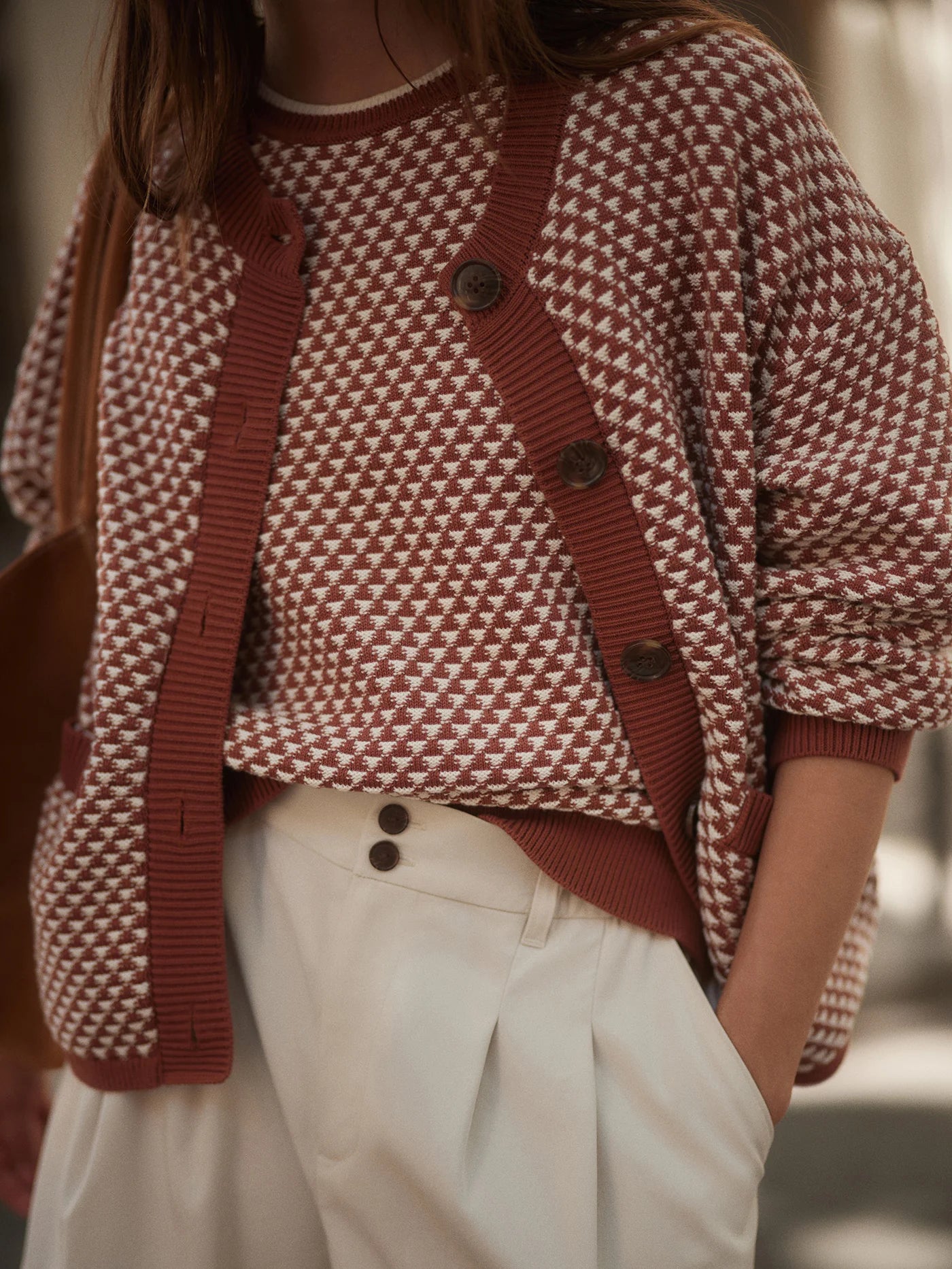 Elmwick Knit Jacket - Maple