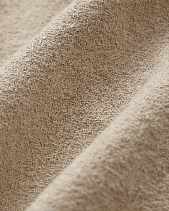 The Apres Short - Heather Oat Crepe