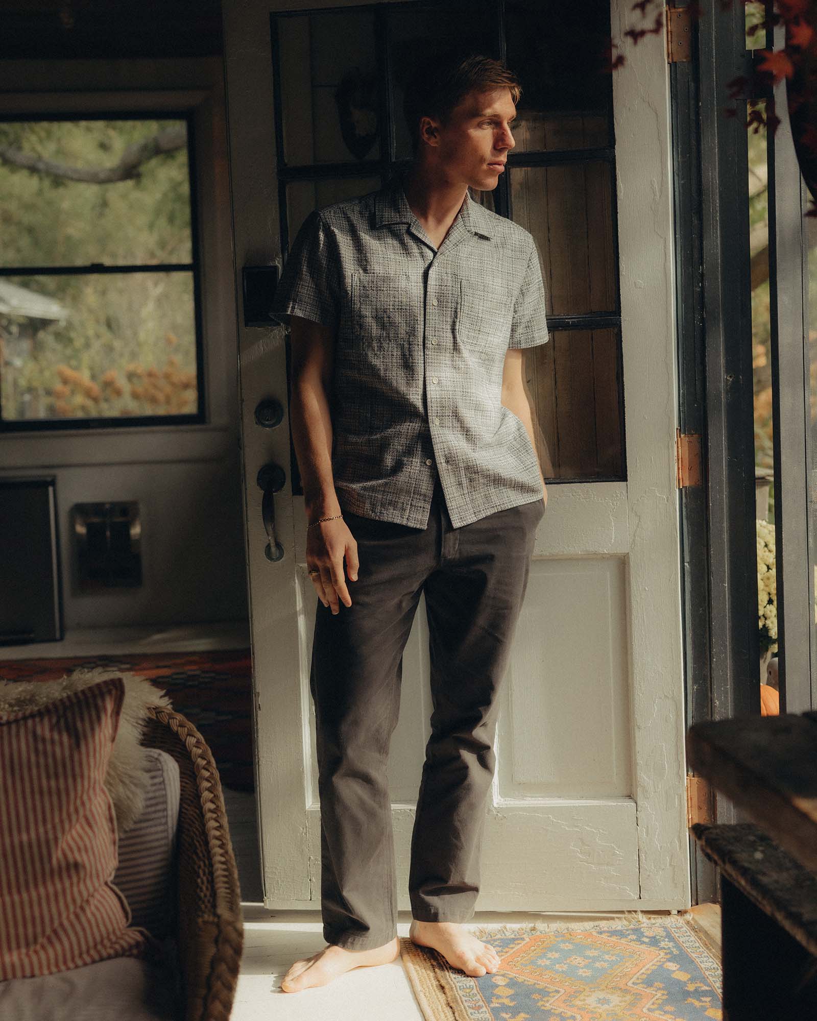 The Conrad Shirt - Cloud Cover Dobby
