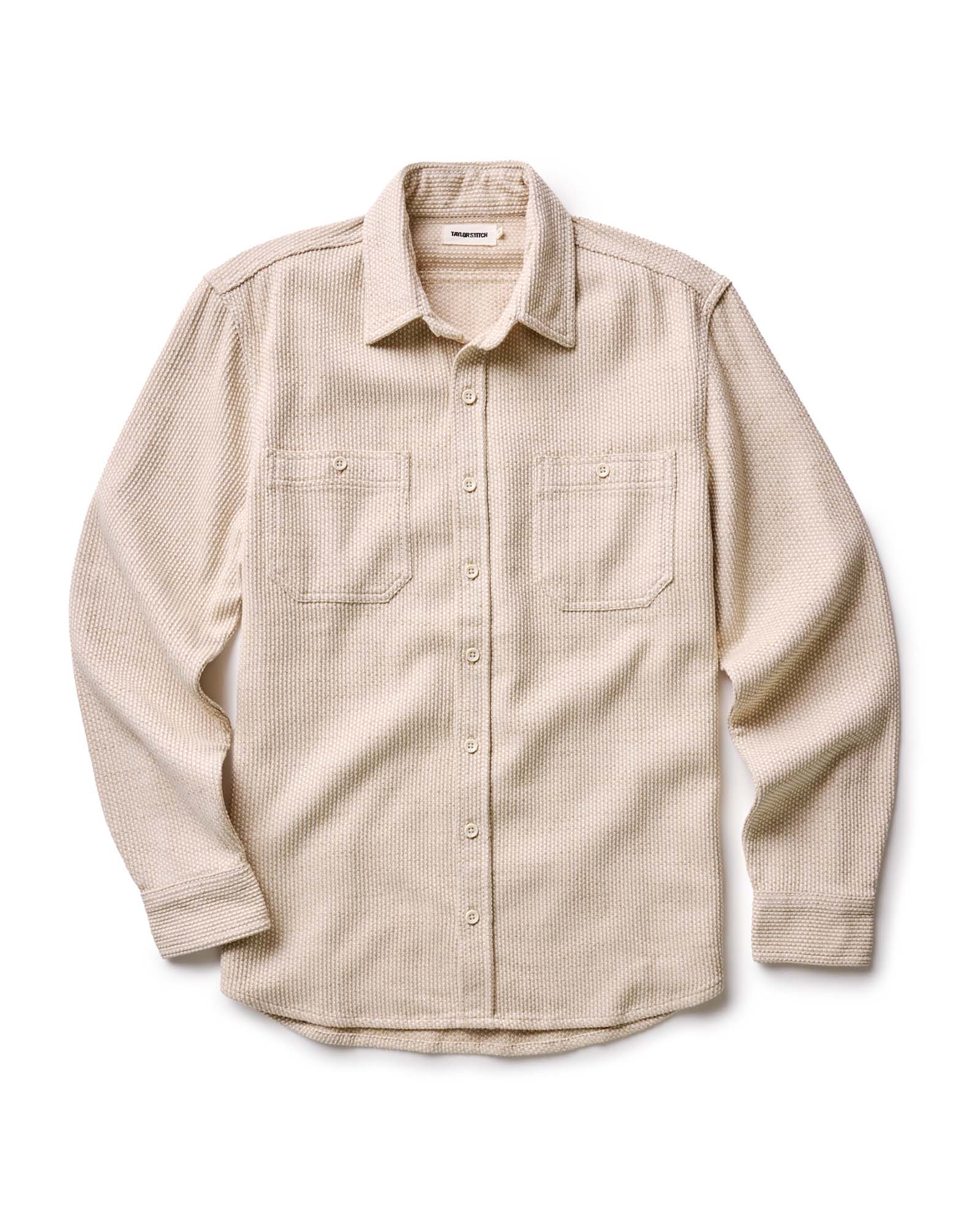 The Utility Shirt in Natural Sashiko