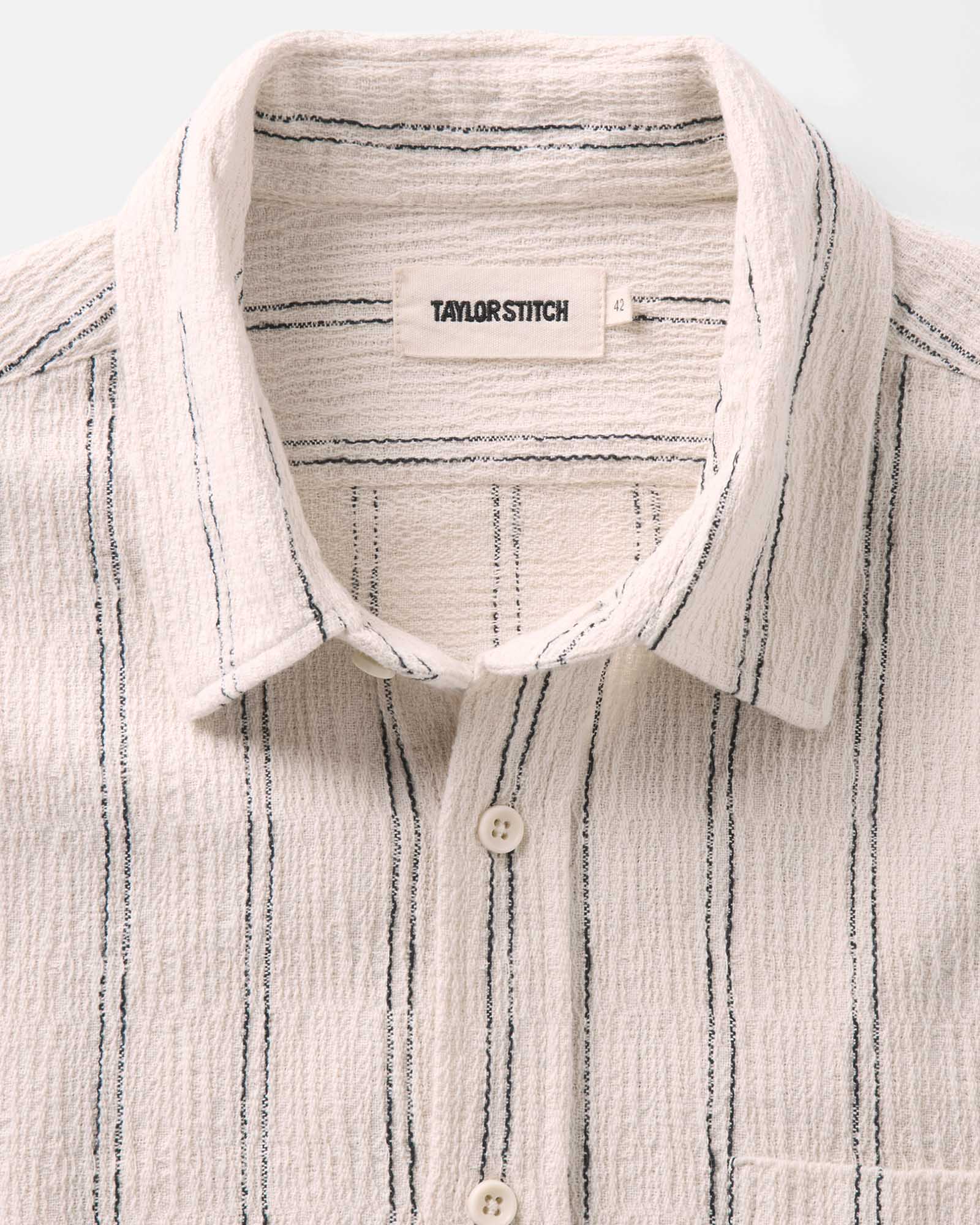 The Short Sleeve California - Tide Stripe Hacci
