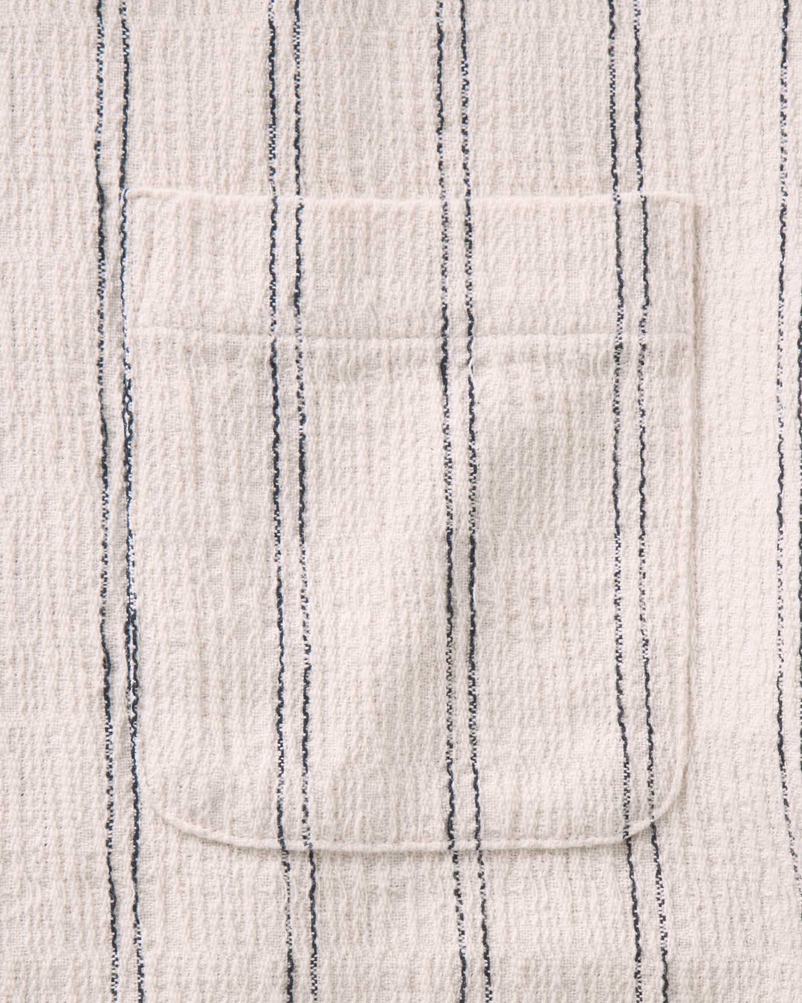 The Short Sleeve California - Tide Stripe Hacci