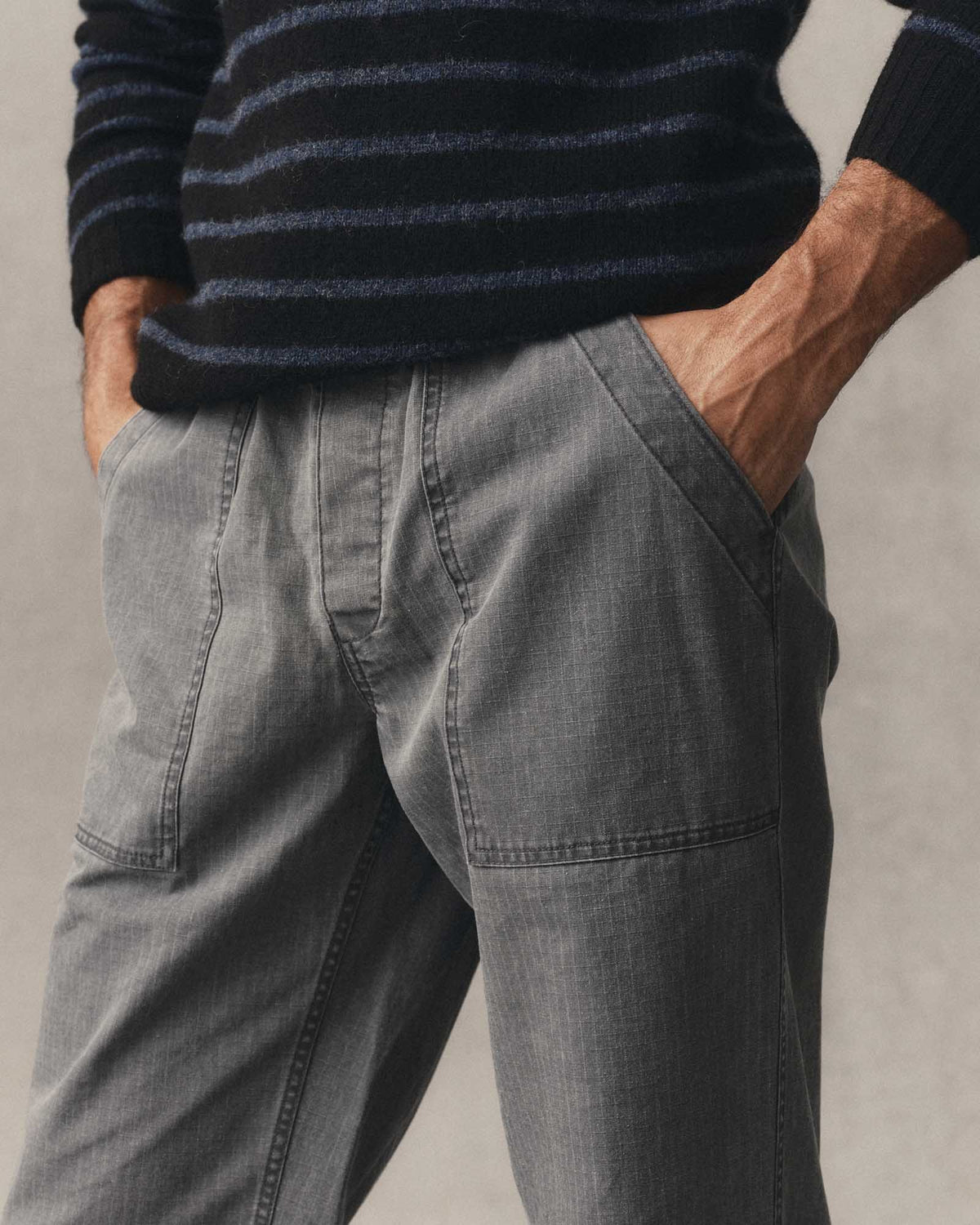 The Breakwater Pant - Dark Grey Ripstop