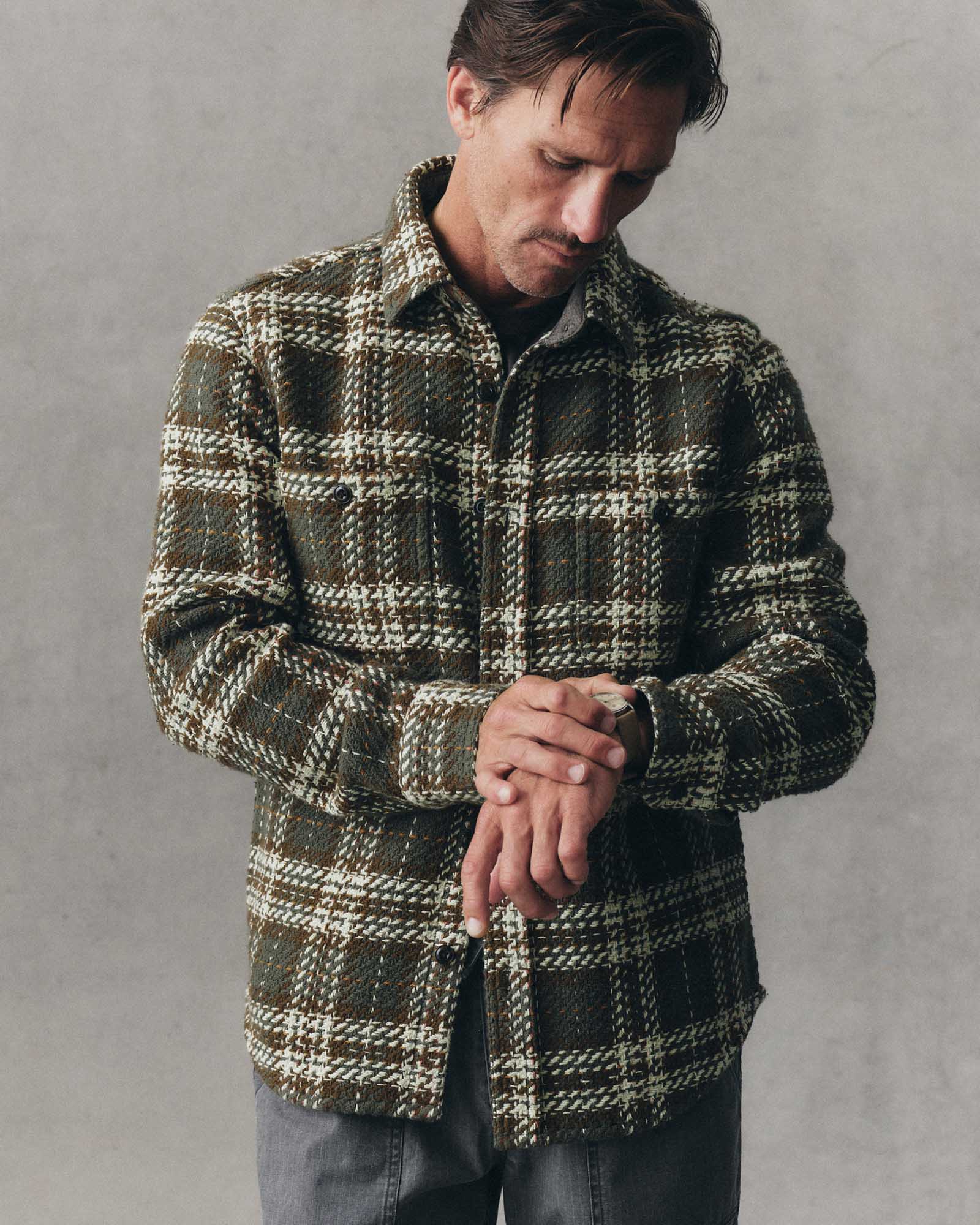 The Cutter Overshirt - Buzzard Check