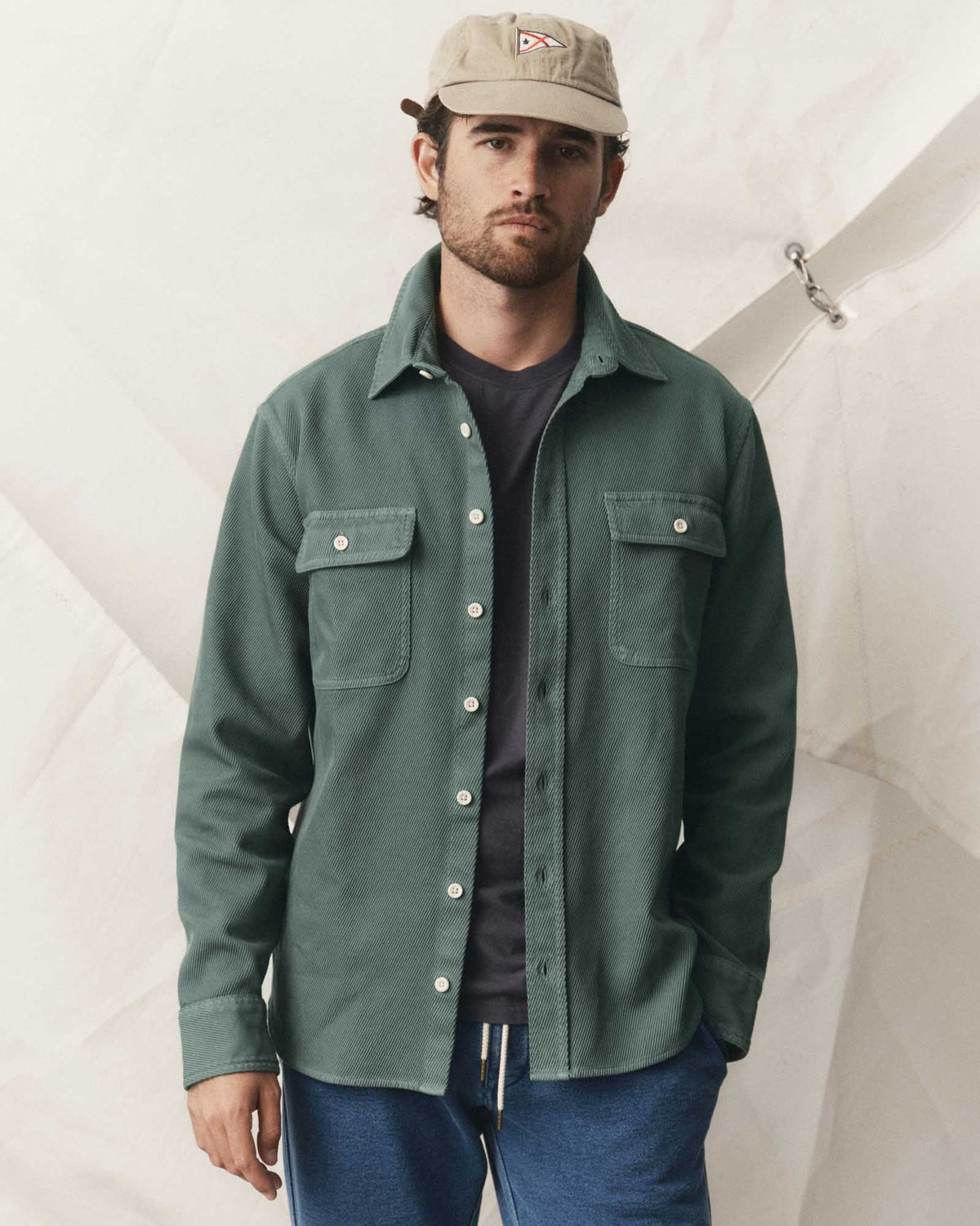 The Ledge Shirt - Deep Sea Twill