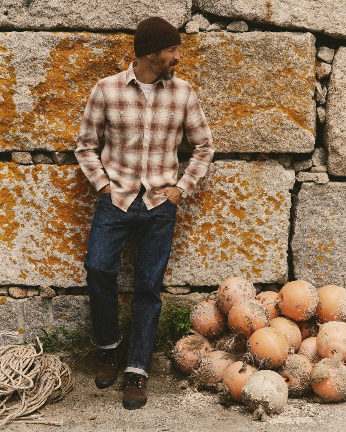 The Utility Shirt - Seaside Check Sashiko