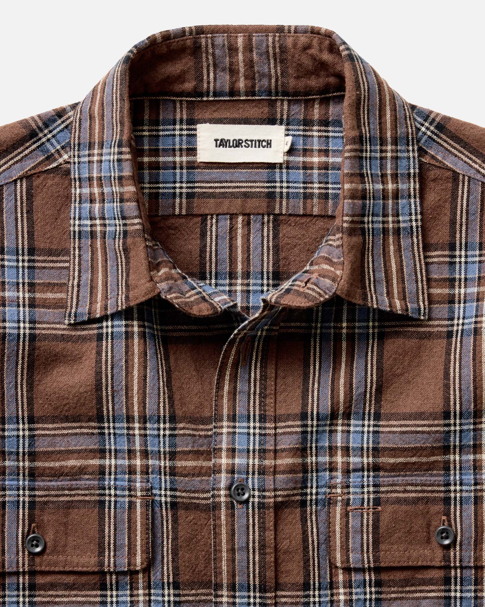 The Craftsman Shirt in Brick Plaid
