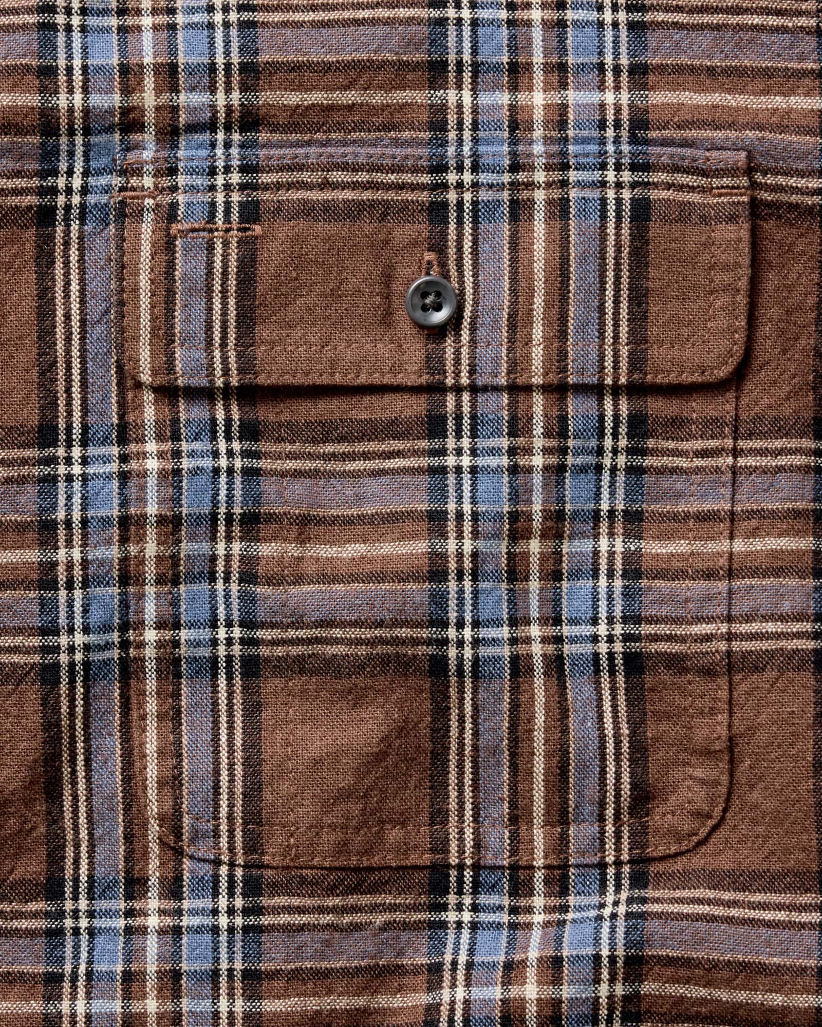 The Craftsman Shirt in Brick Plaid