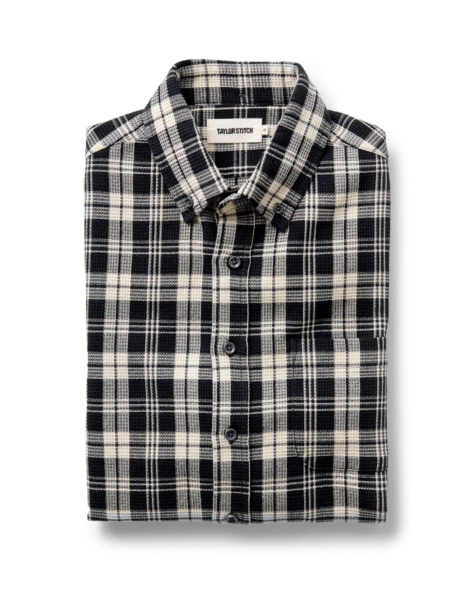 The Jack in Coal Plaid Waffle