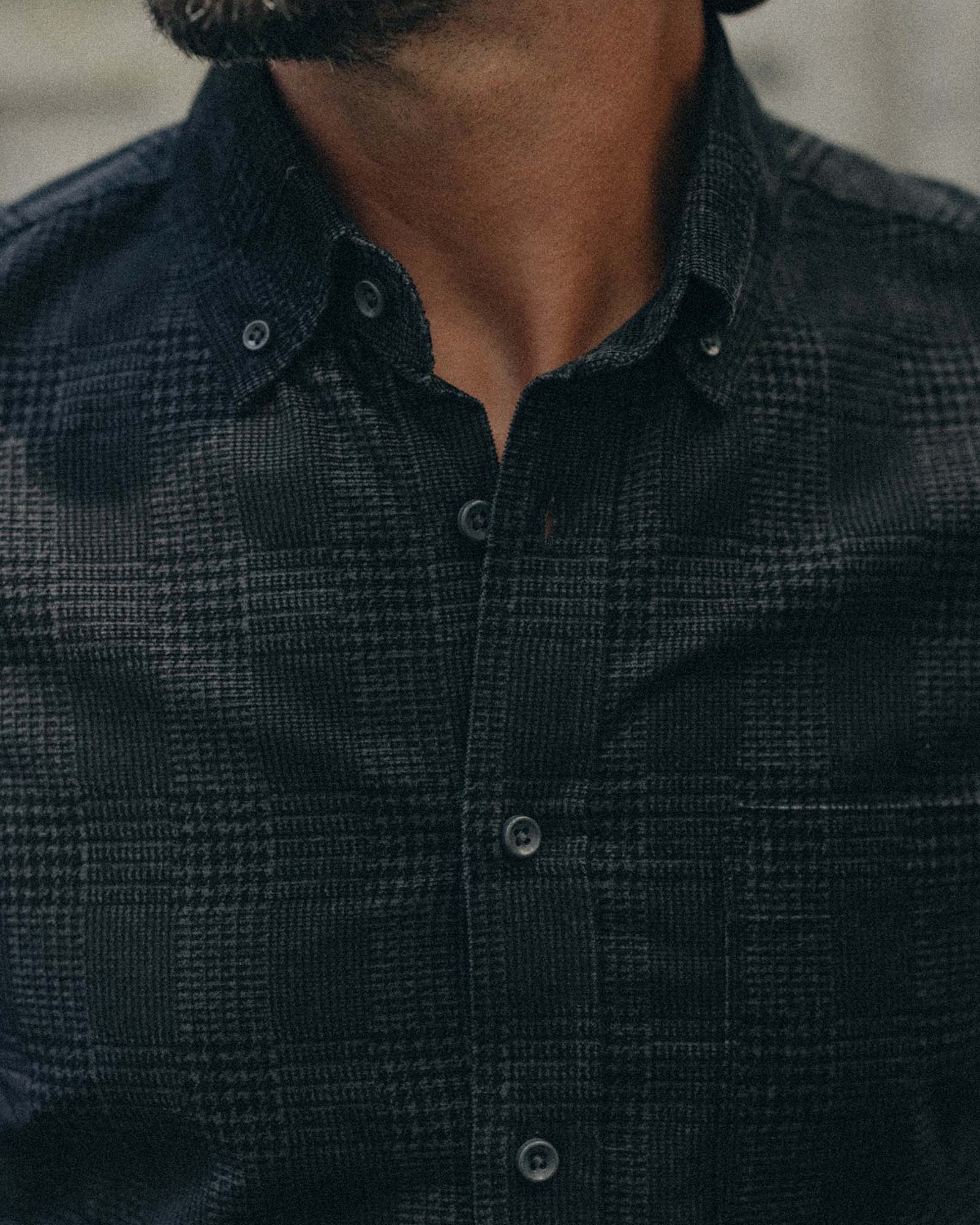 The Jack in Heather Coal Check Pincord