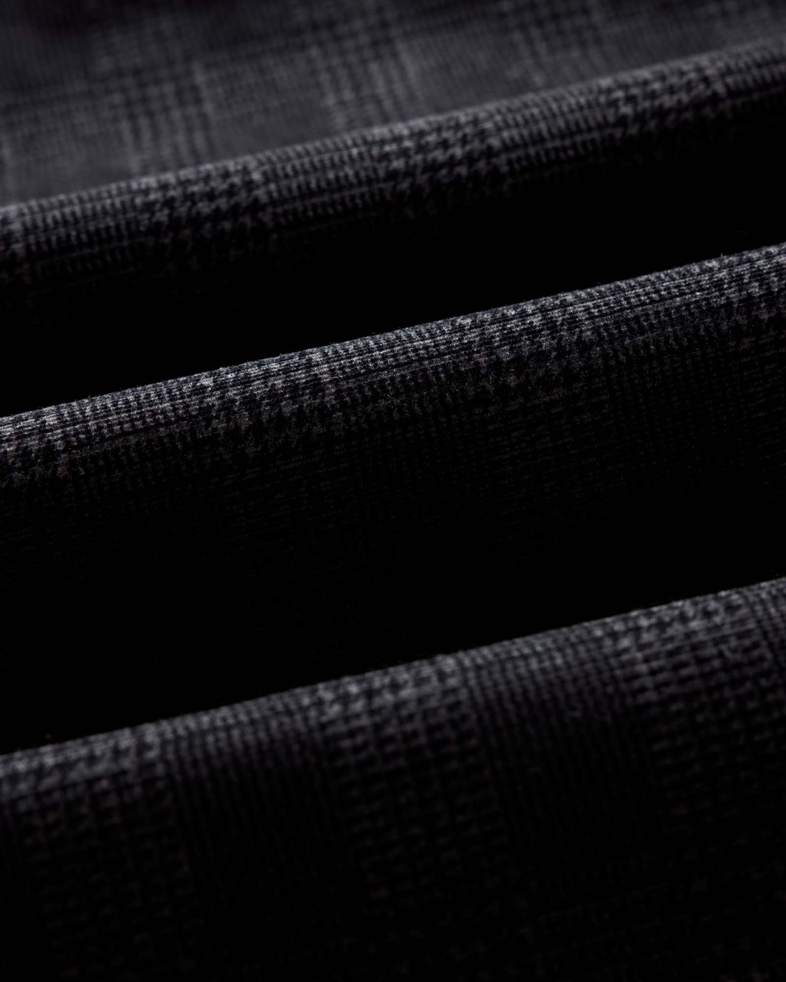 The Jack in Heather Coal Check Pincord