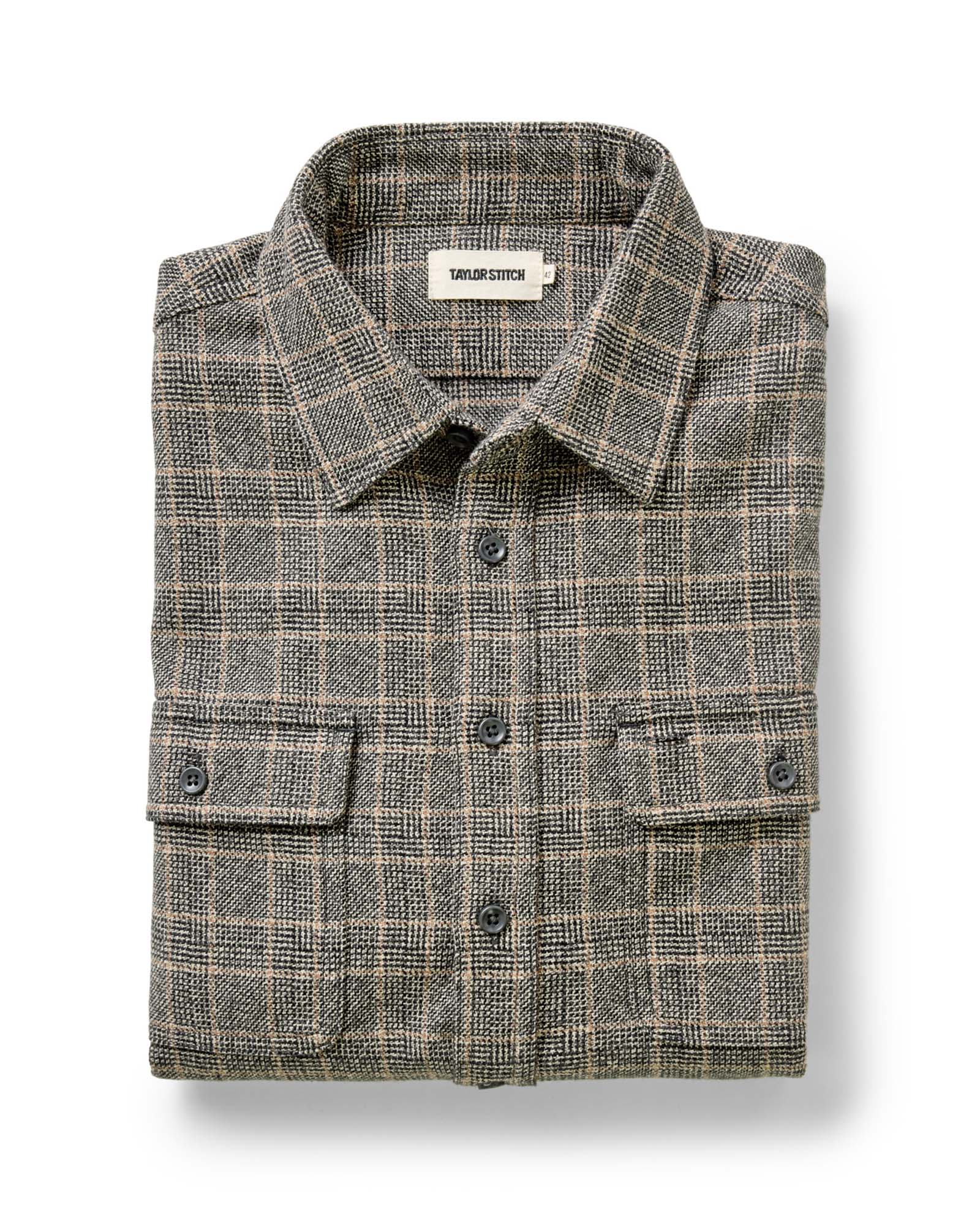 The Ledge Shirt in Coal Plaid