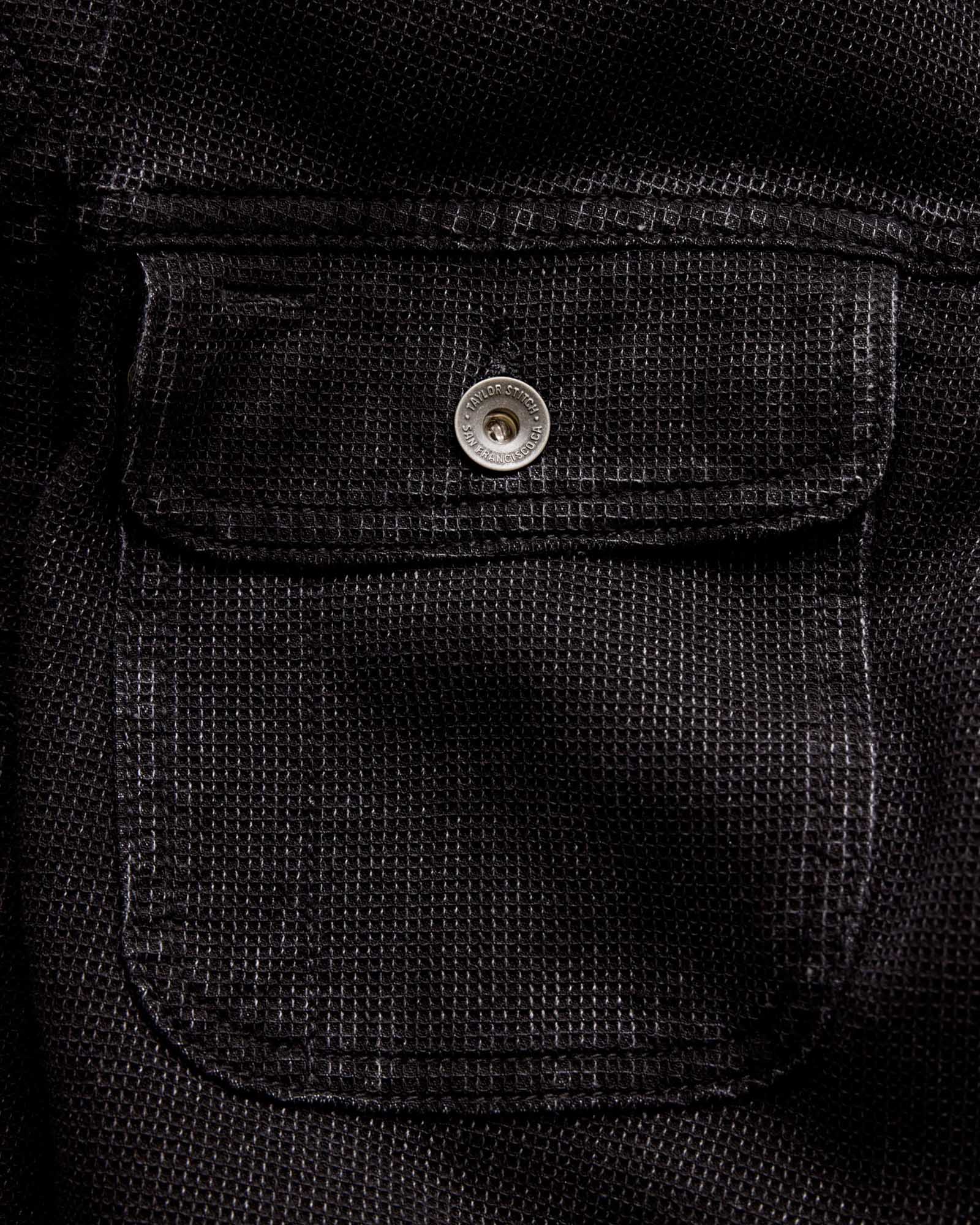 The Long Haul Jacket in Black Indigo Waffle