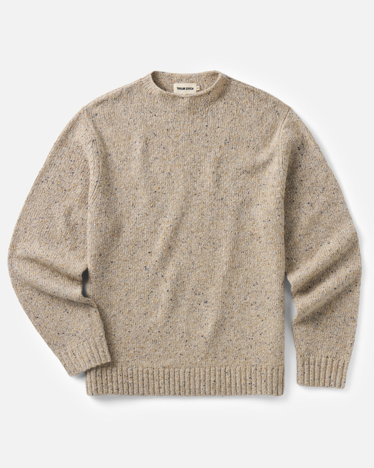 The Seafarer Rollneck Sweater - Natural Donegal