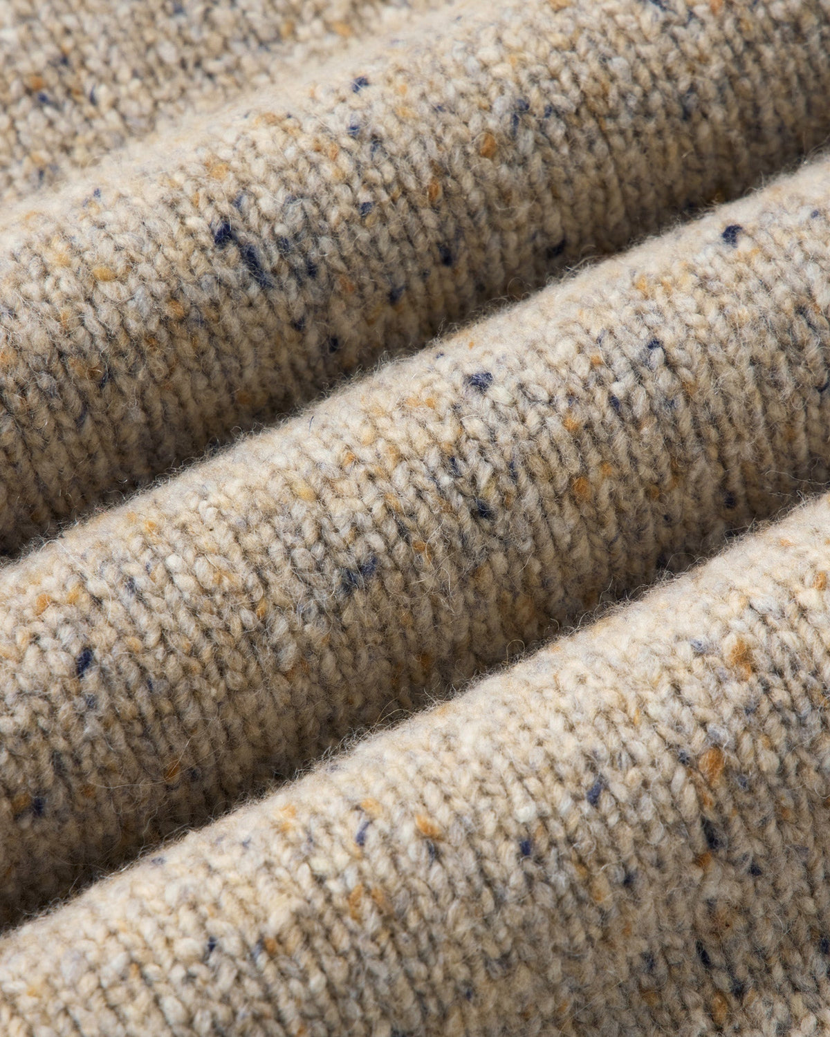 The Seafarer Rollneck Sweater - Natural Donegal