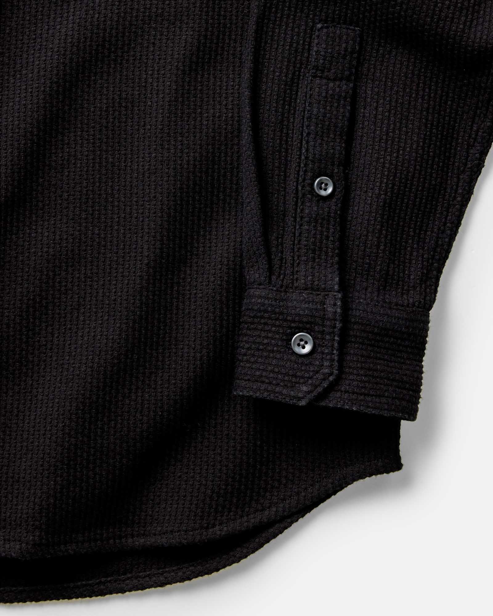 The Utility Shirt in Black Indigo Sashiko