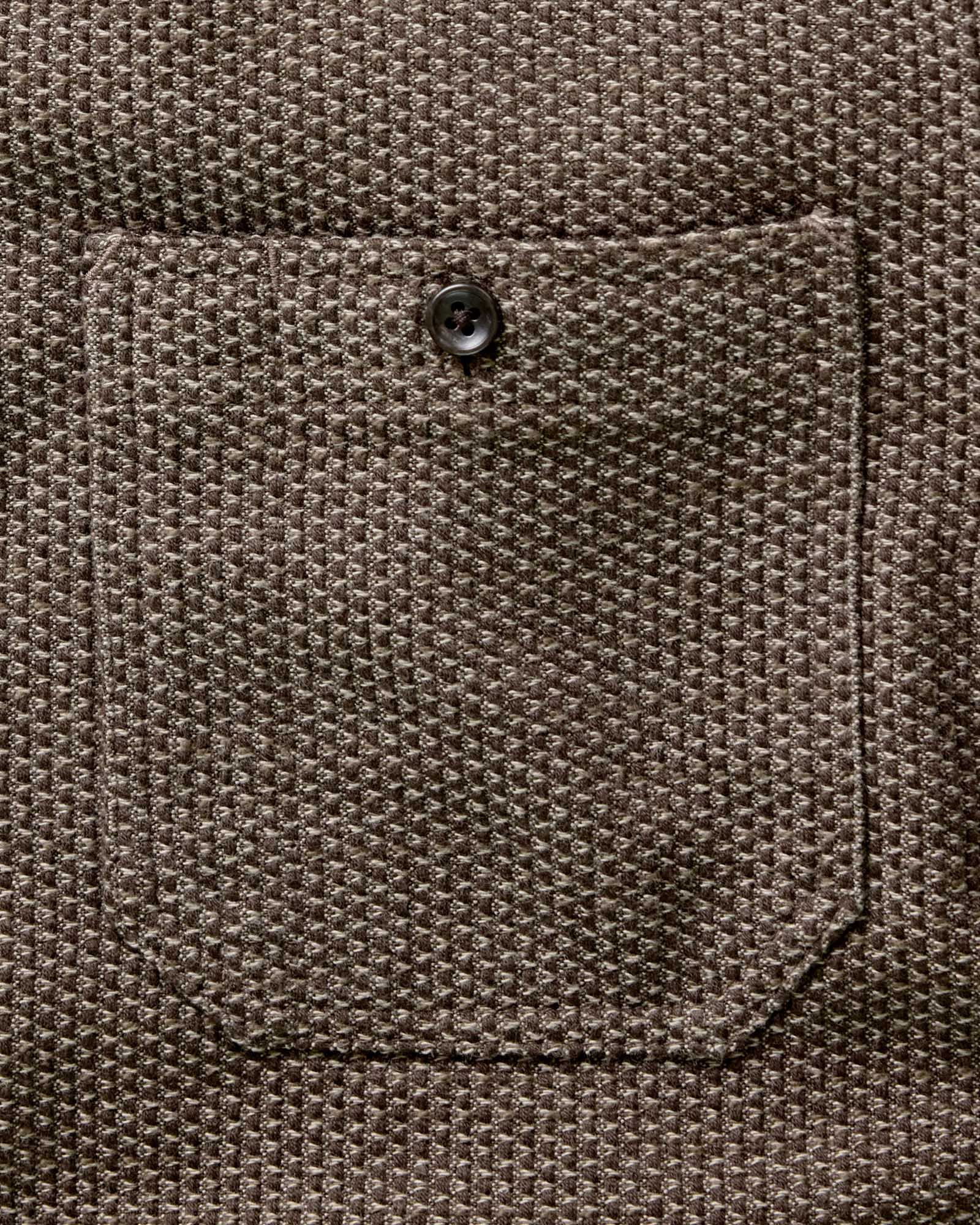 The Utility Shirt in Mulch Sashiko