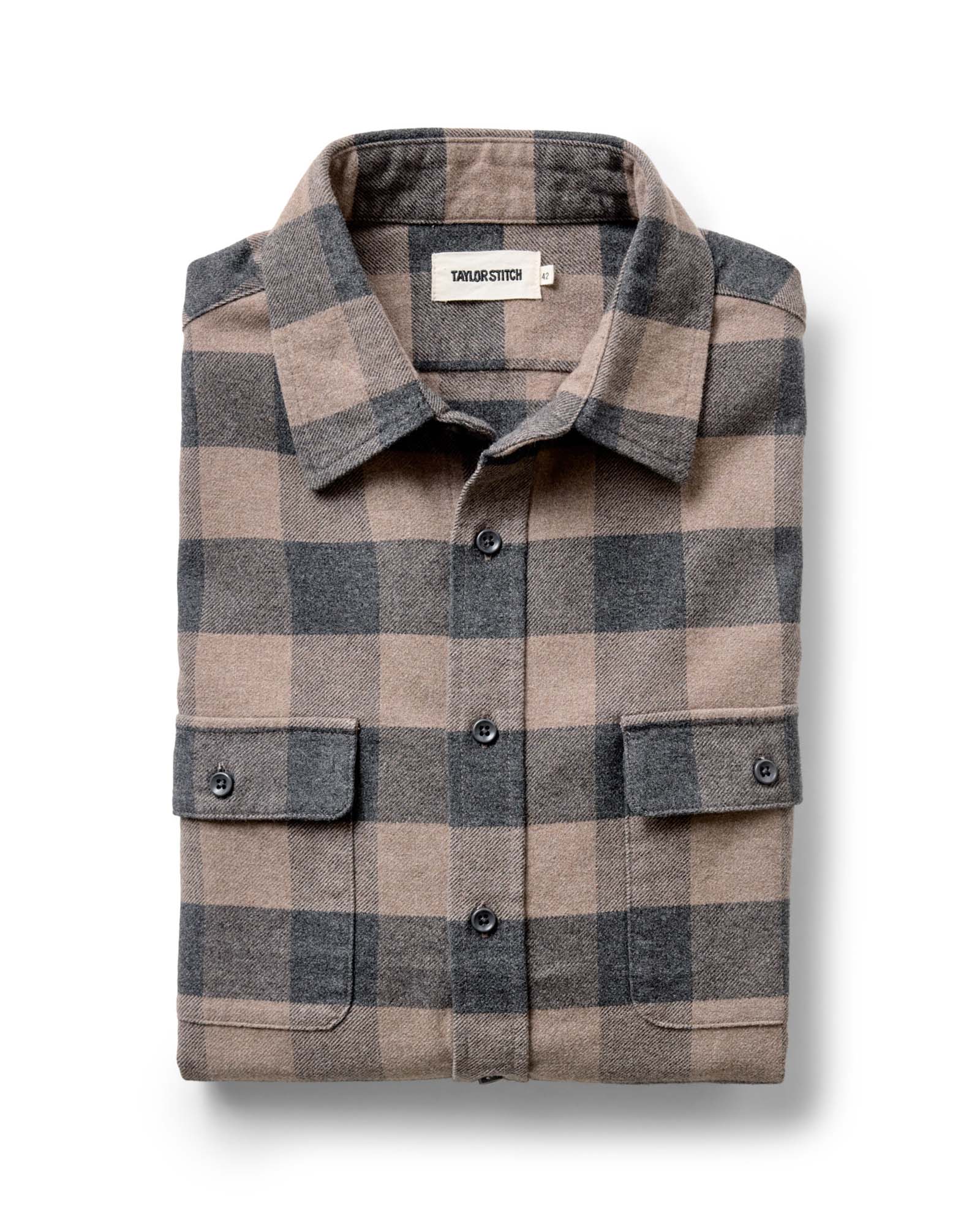 The Yosemite Shirt in Heather Sable Buffalo Check