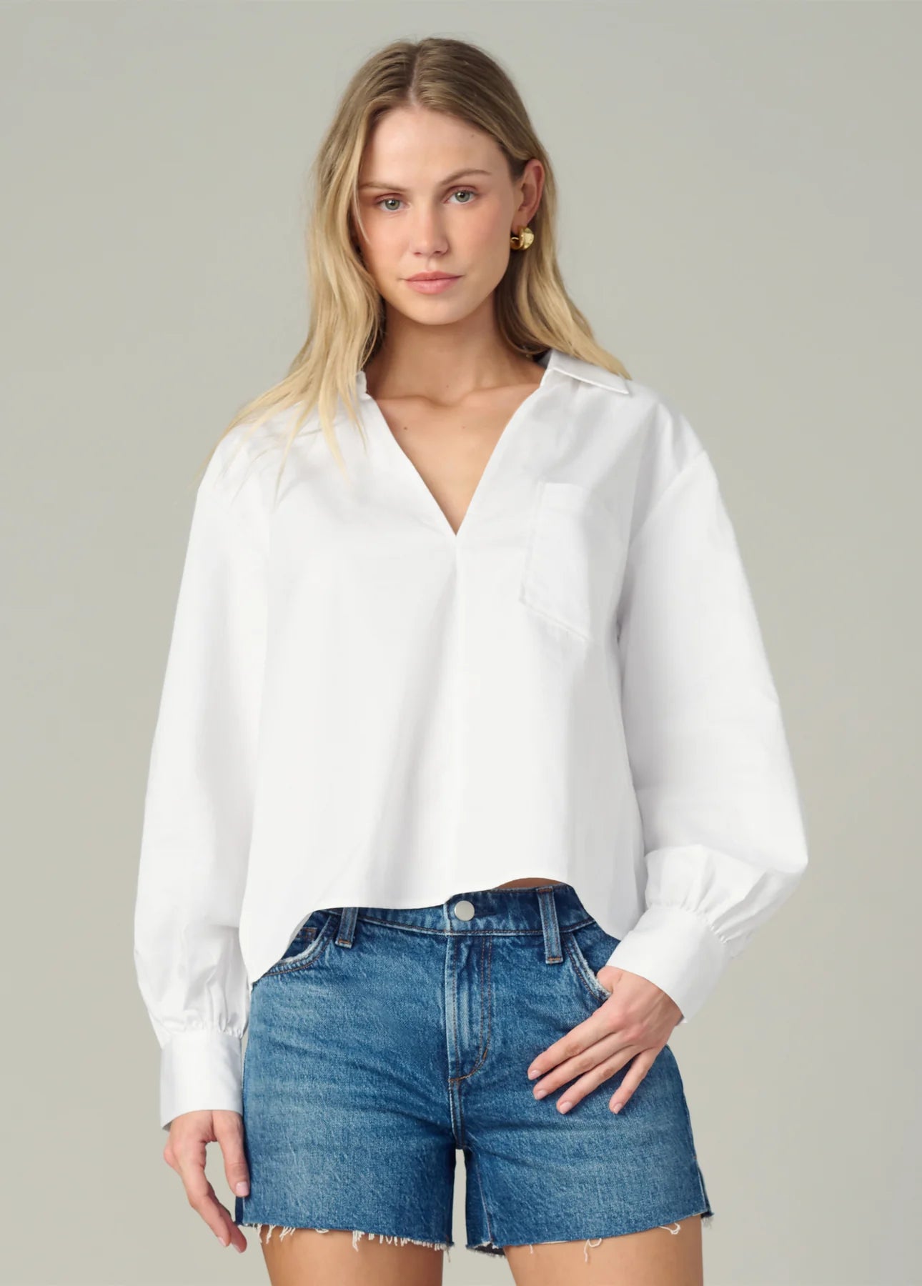 The Charlotte Popover Blouse