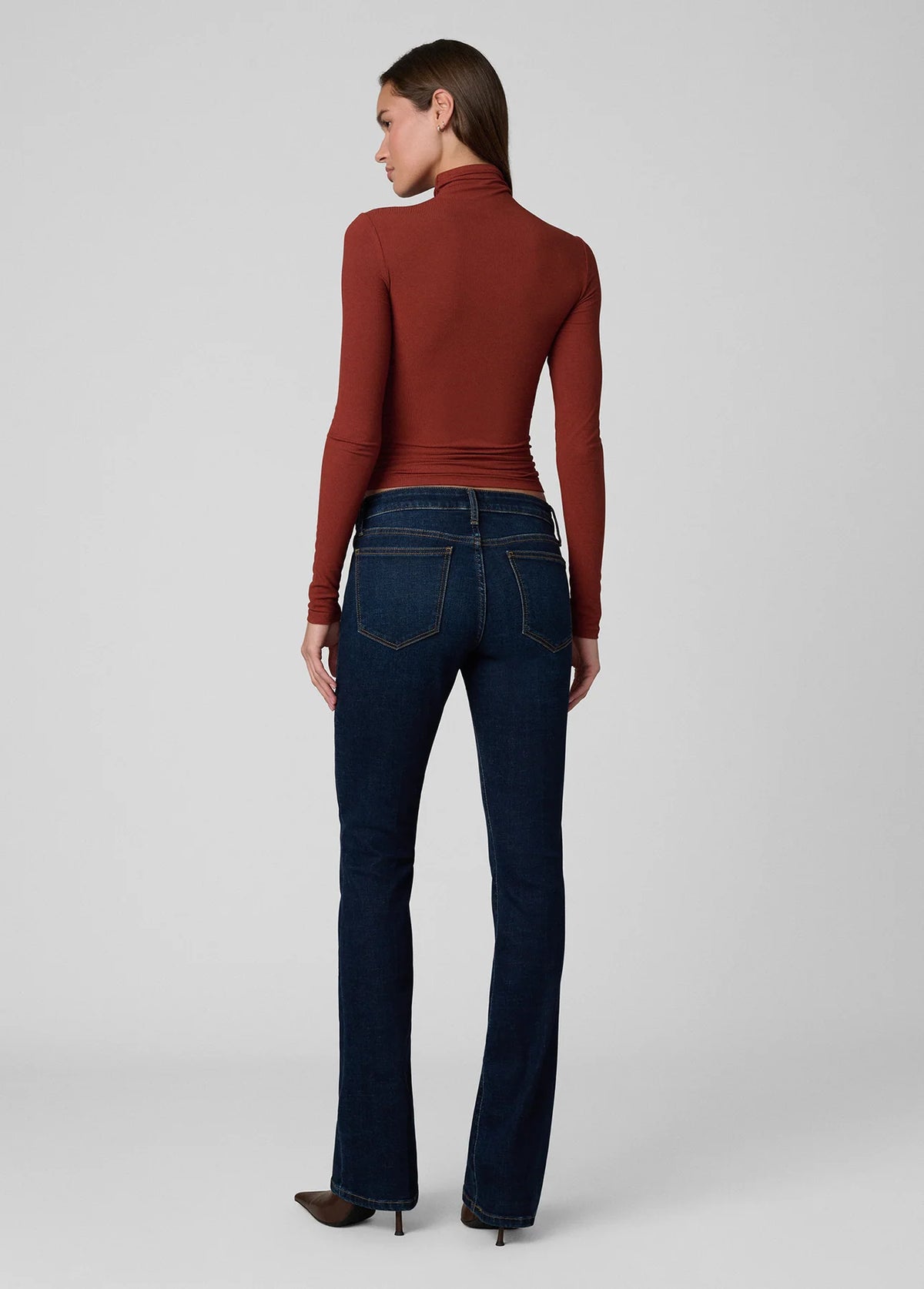 The Tony Long Sleeve Top - Chili Oil