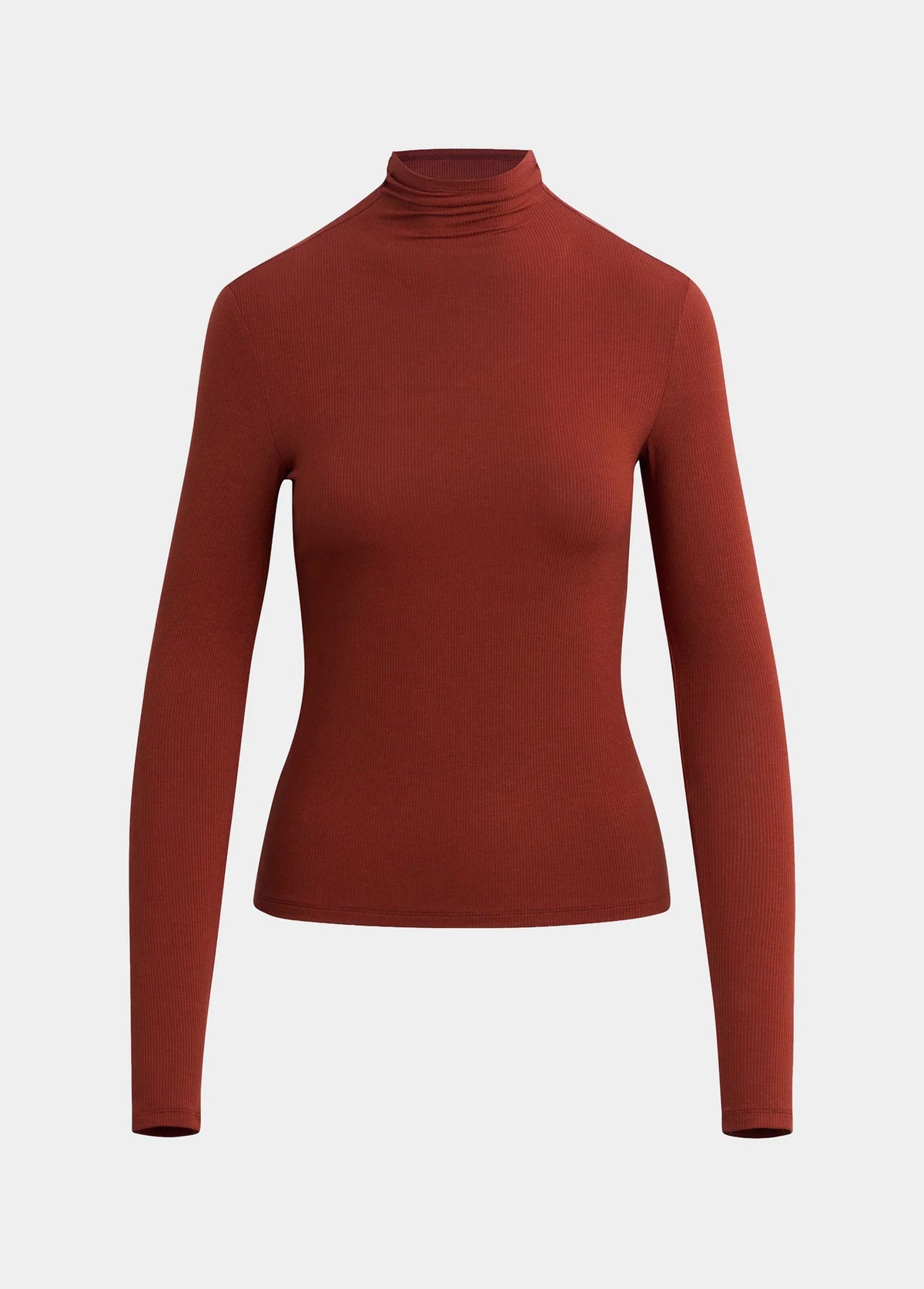 The Tony Long Sleeve Top - Chili Oil
