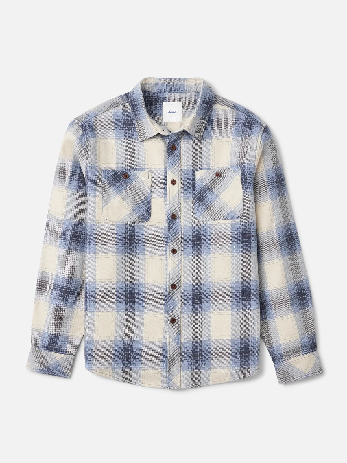 Sierra Flannel - Storm Blue