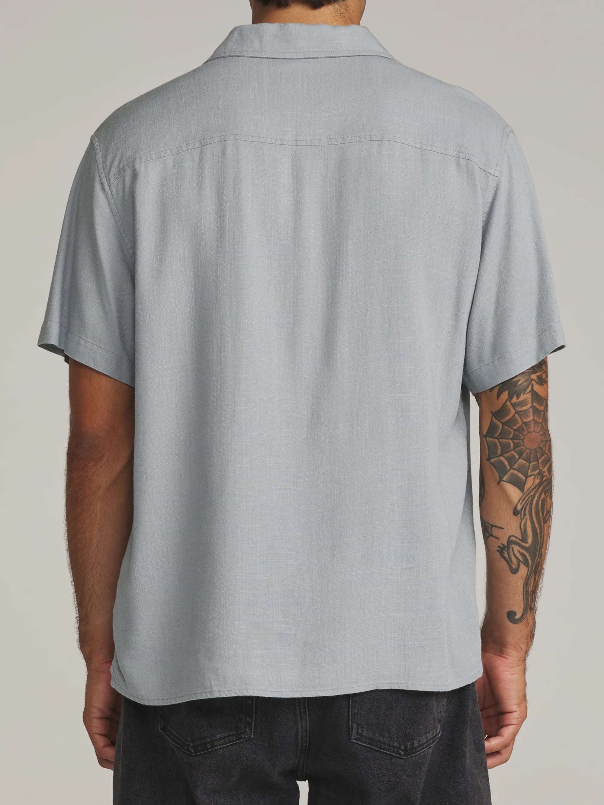Teller Shirt - Gray Blue