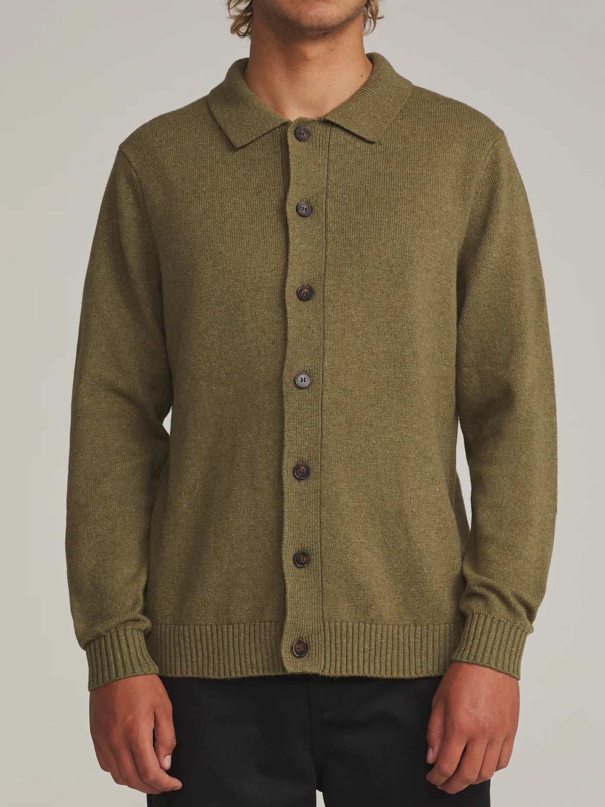 Conor Sweater - Heather Olive
