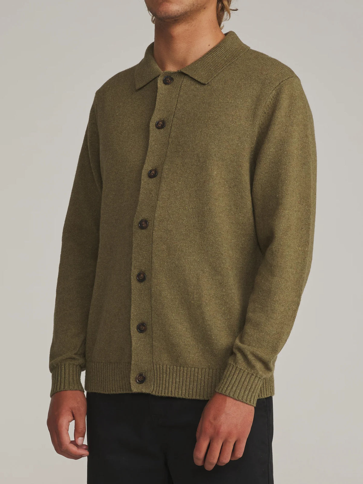 Conor Sweater - Heather Olive