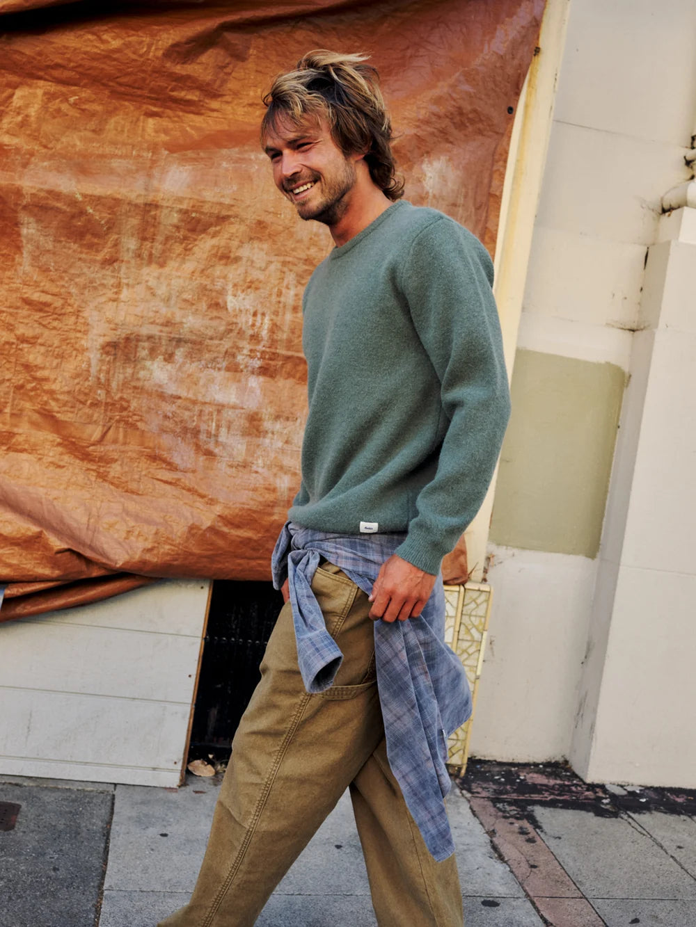 Rivers Sweater - Gray Green