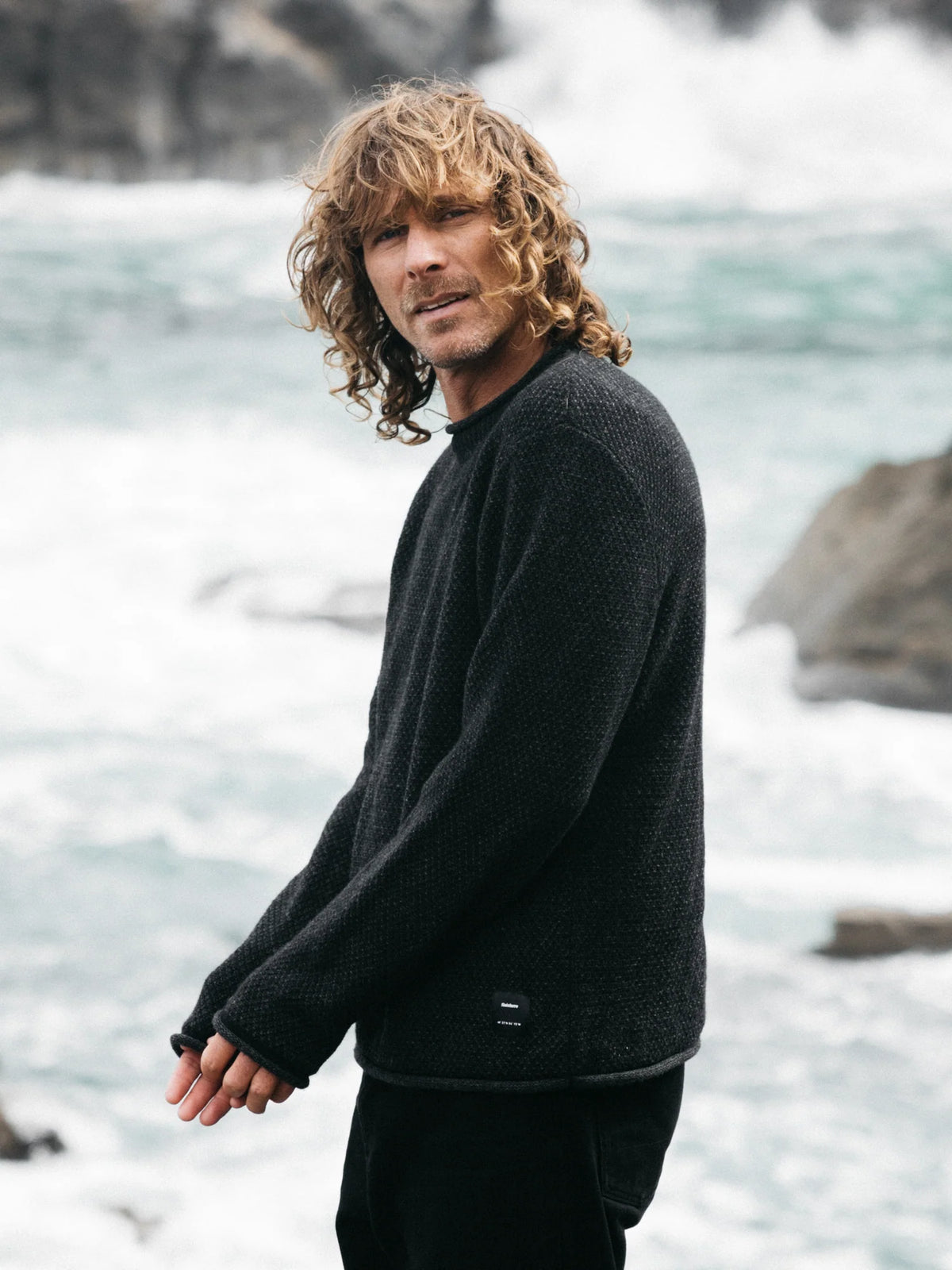Finisterre Barents Sweater - Raven