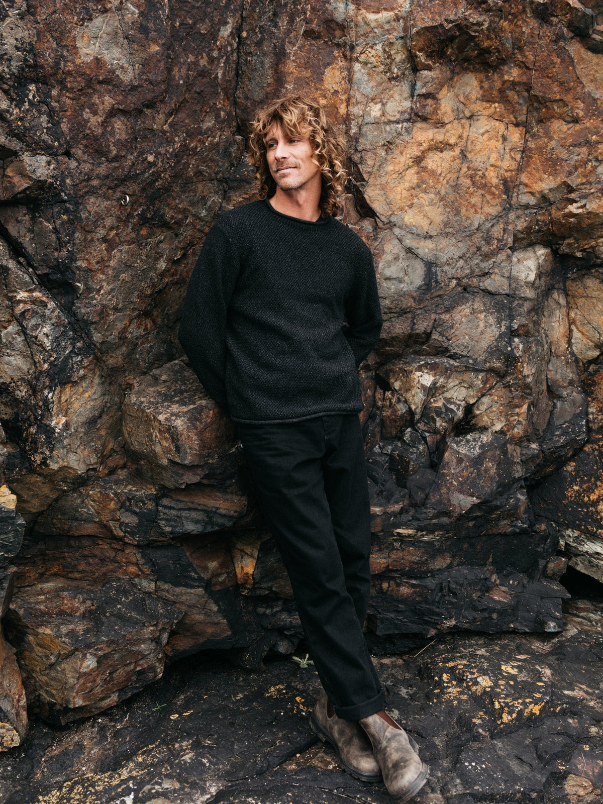 Finisterre Barents Sweater - Raven