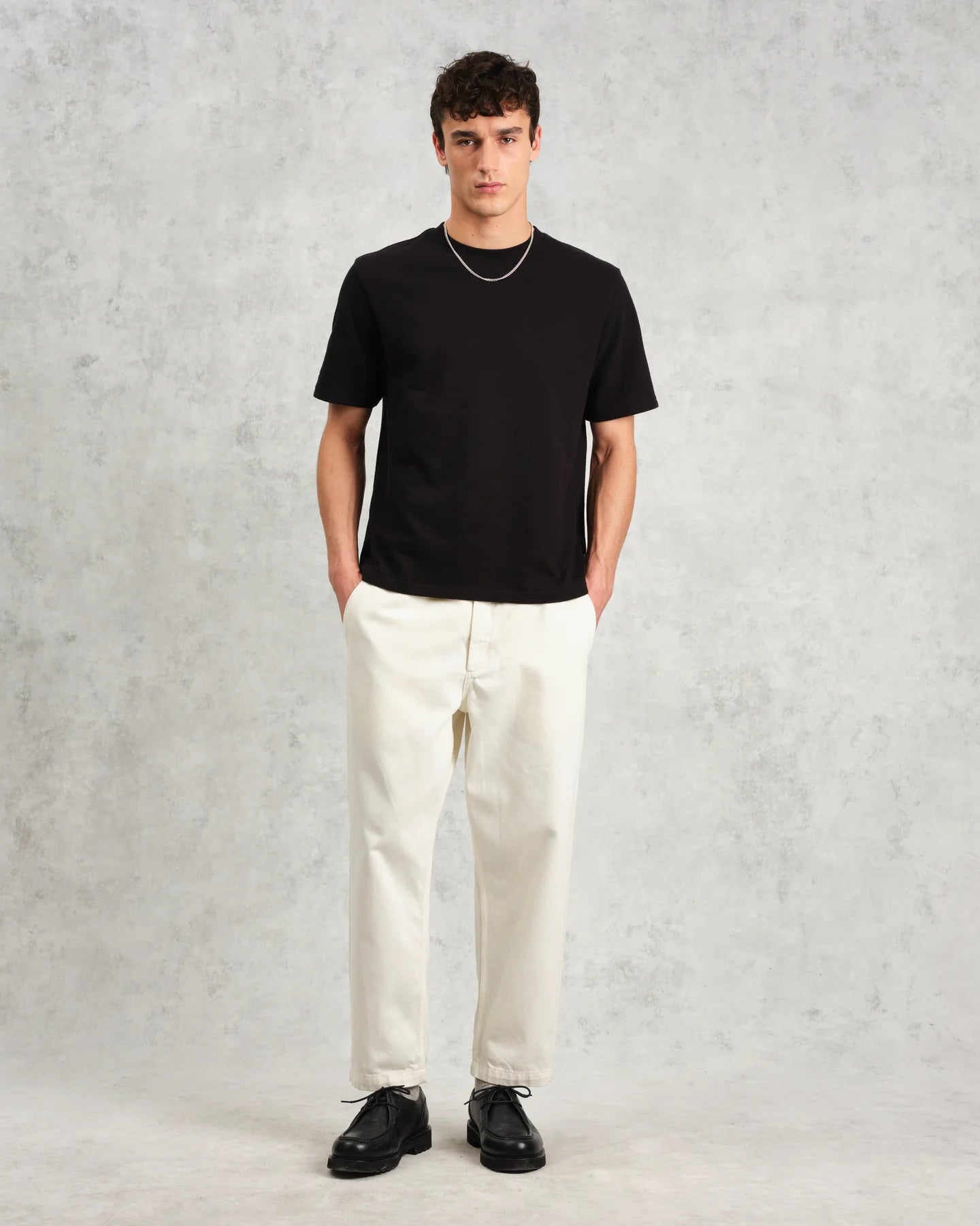 Kurt Organic Cotton Trousers - Off White