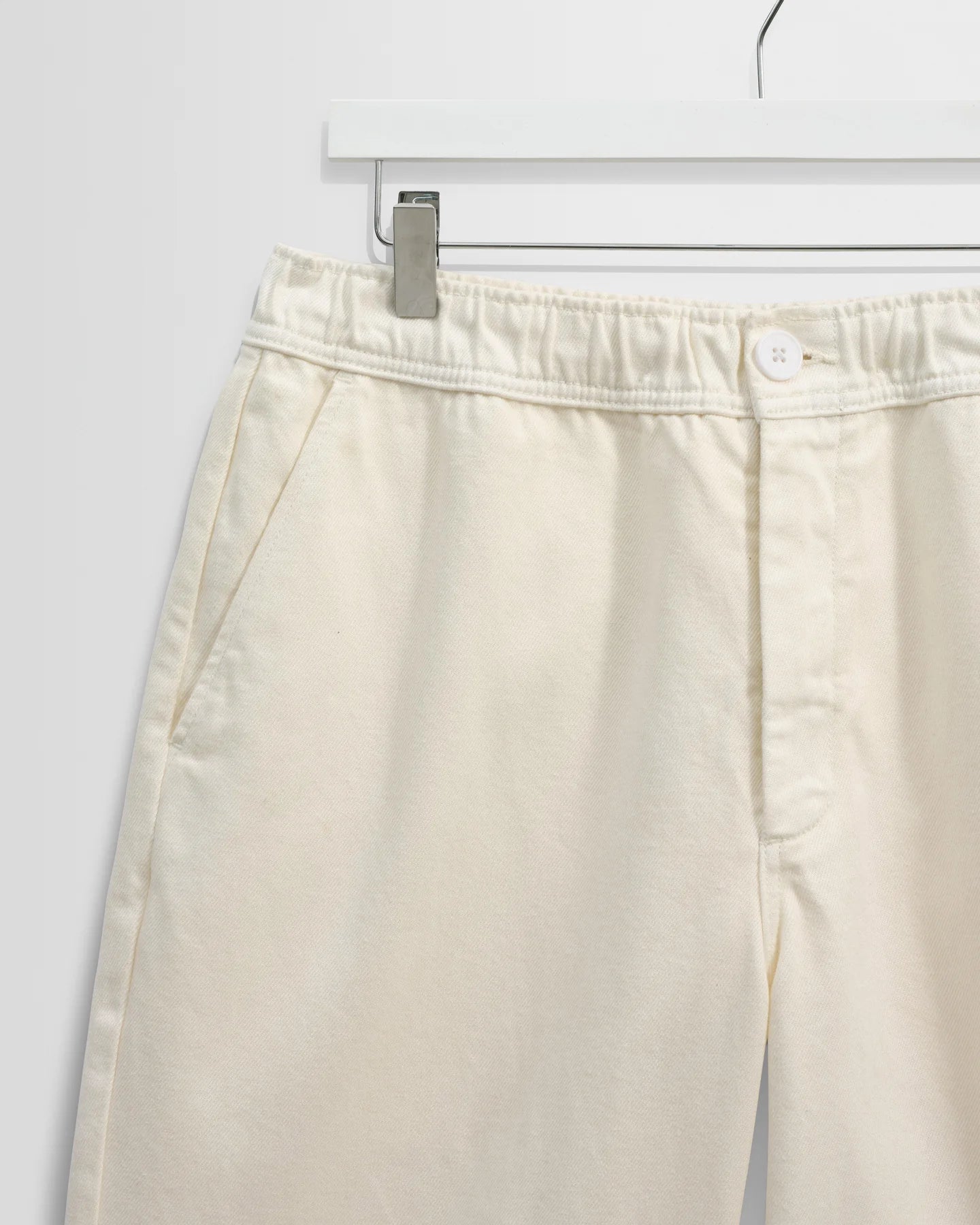 Kurt Organic Cotton Trousers - Off White