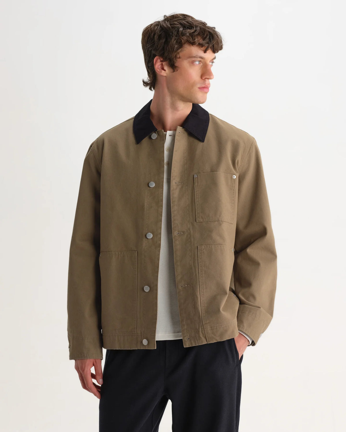 Landor - Light Khaki Canvas Jacket