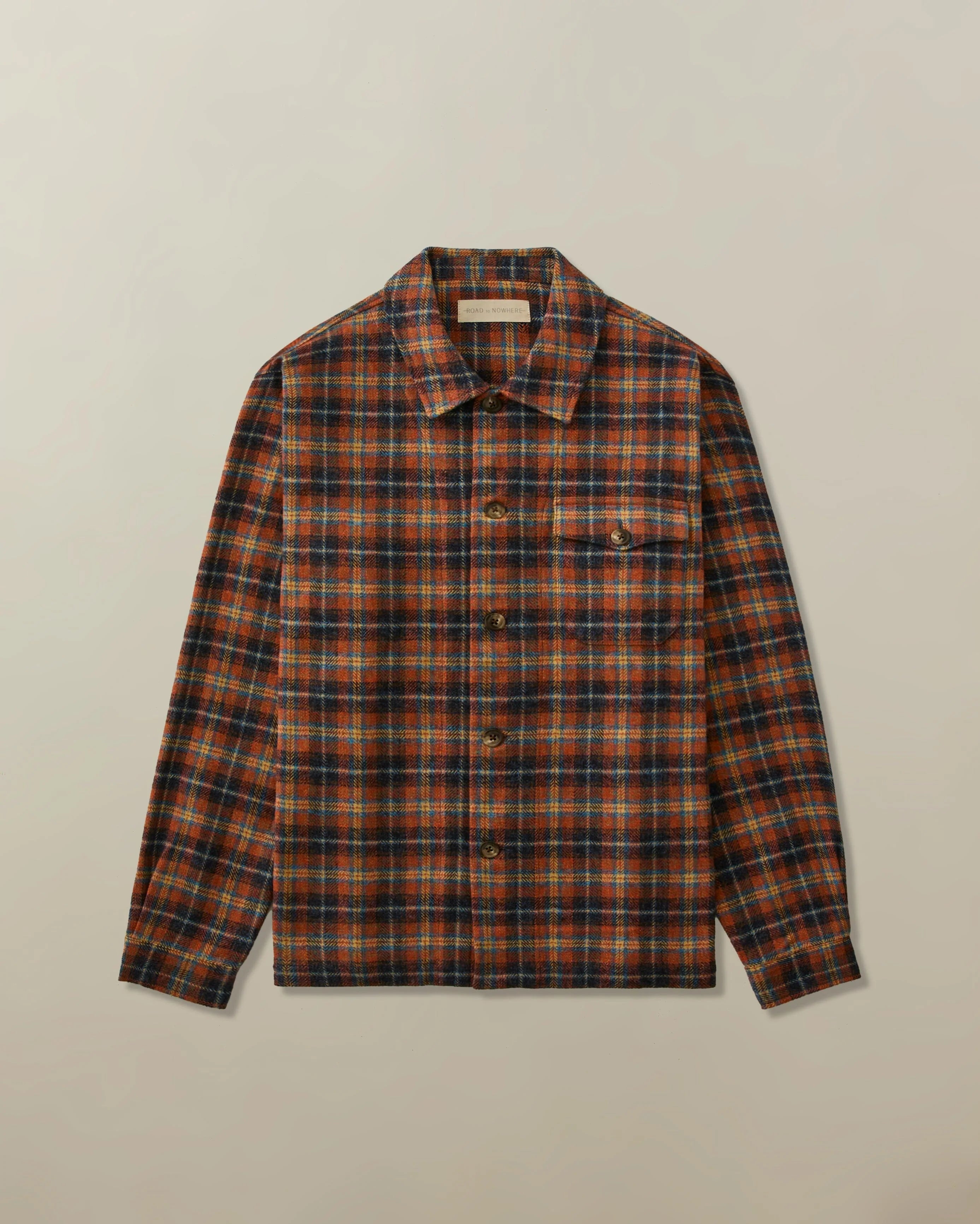 Men's Cameron Overshirt in Japanese Tweed