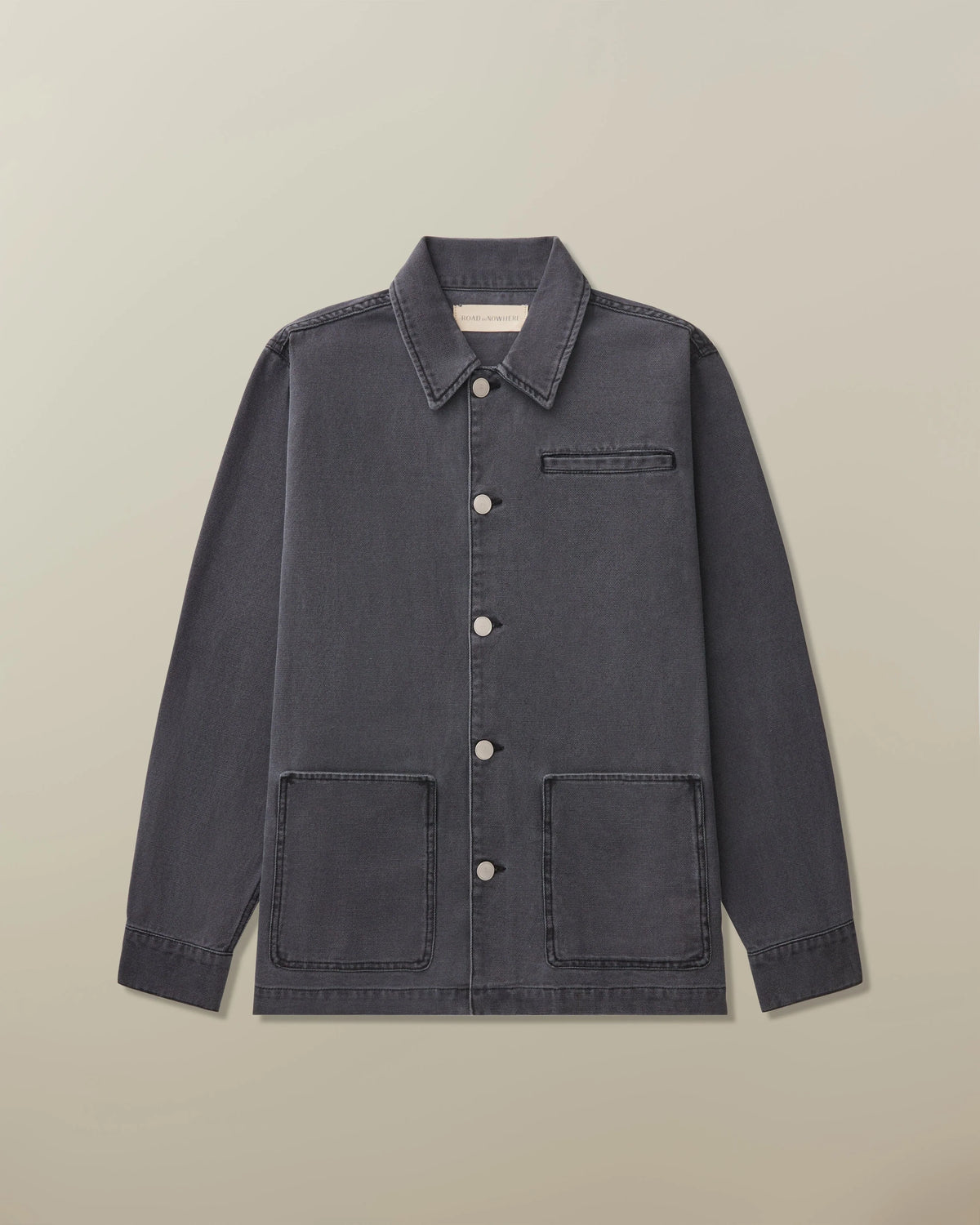 Drew Jacket in Organic Cotton - Graphite