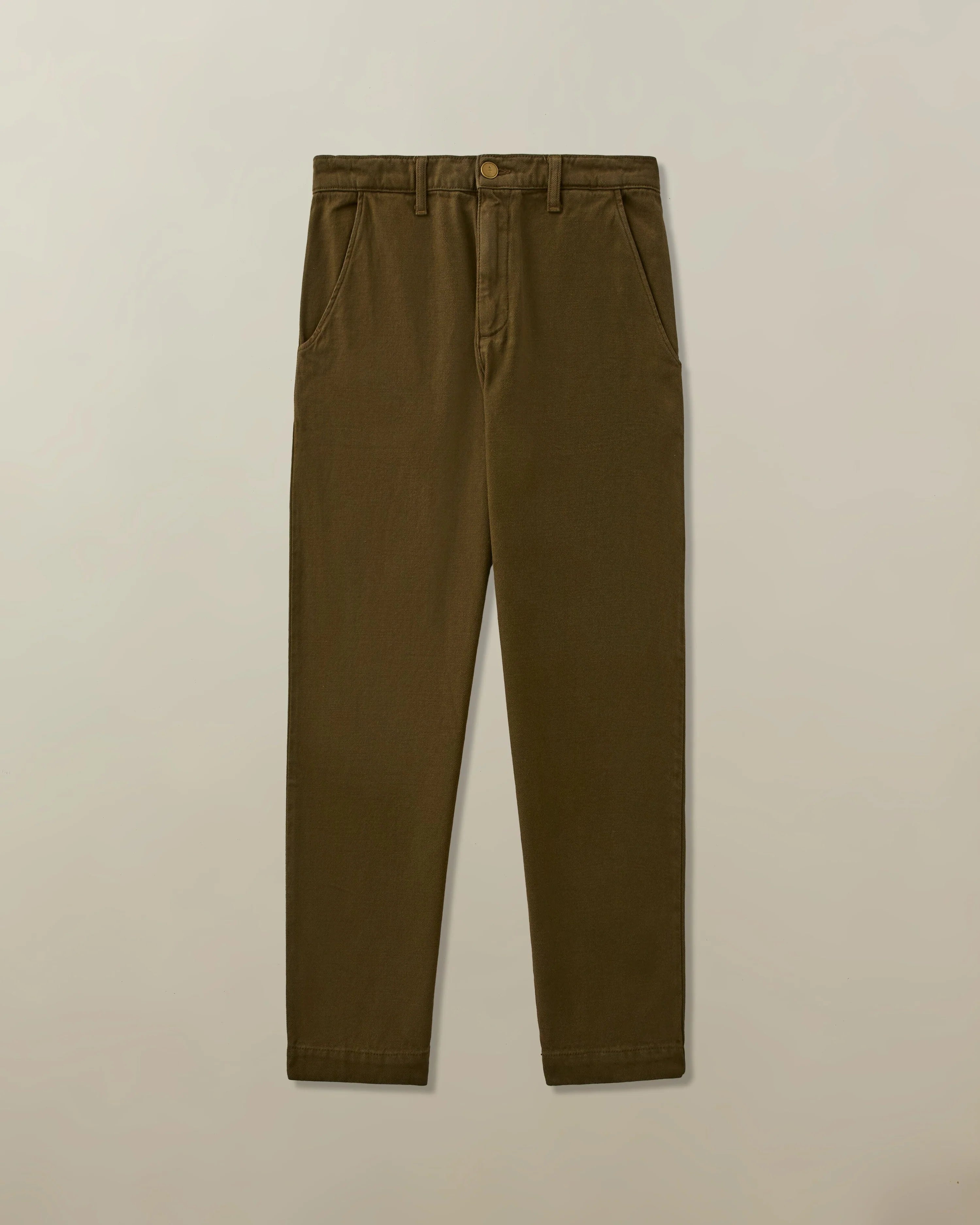 Men's Pilon Trouser in Garment Dyed Recycled Cotton