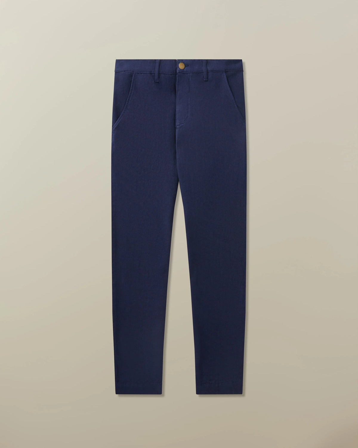 Pilon Trouser in Recycled Cotton - Midnight Blue