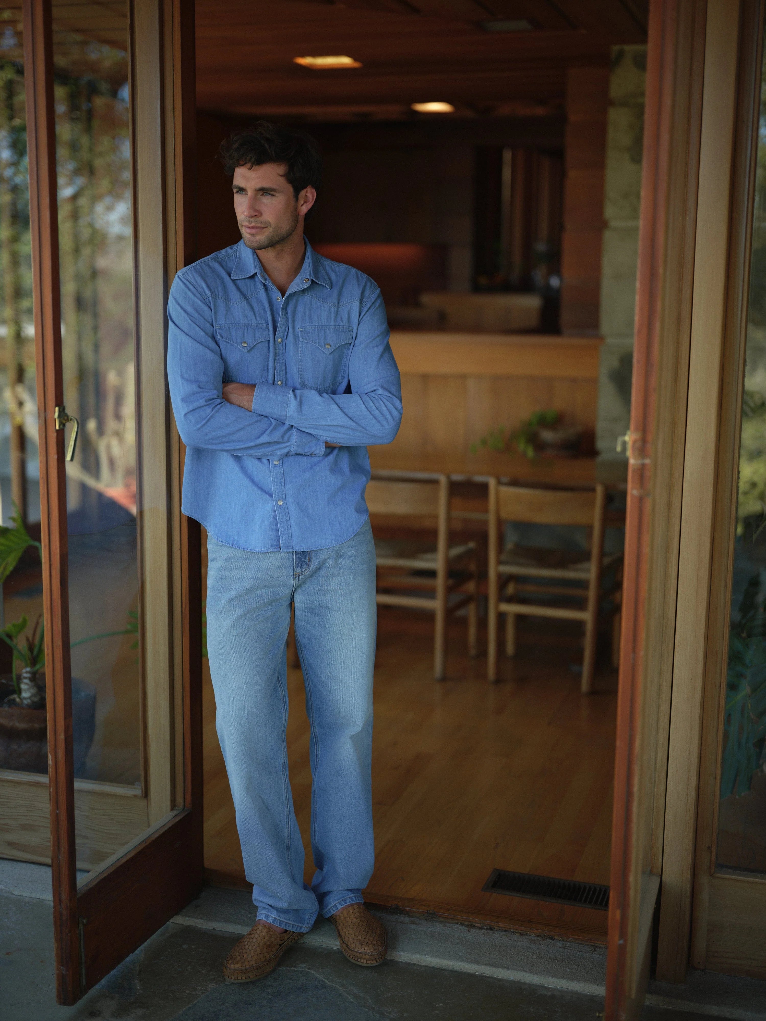 Reid 5-Pocket Jean in Japanese Denim - Berlin Blue Light
