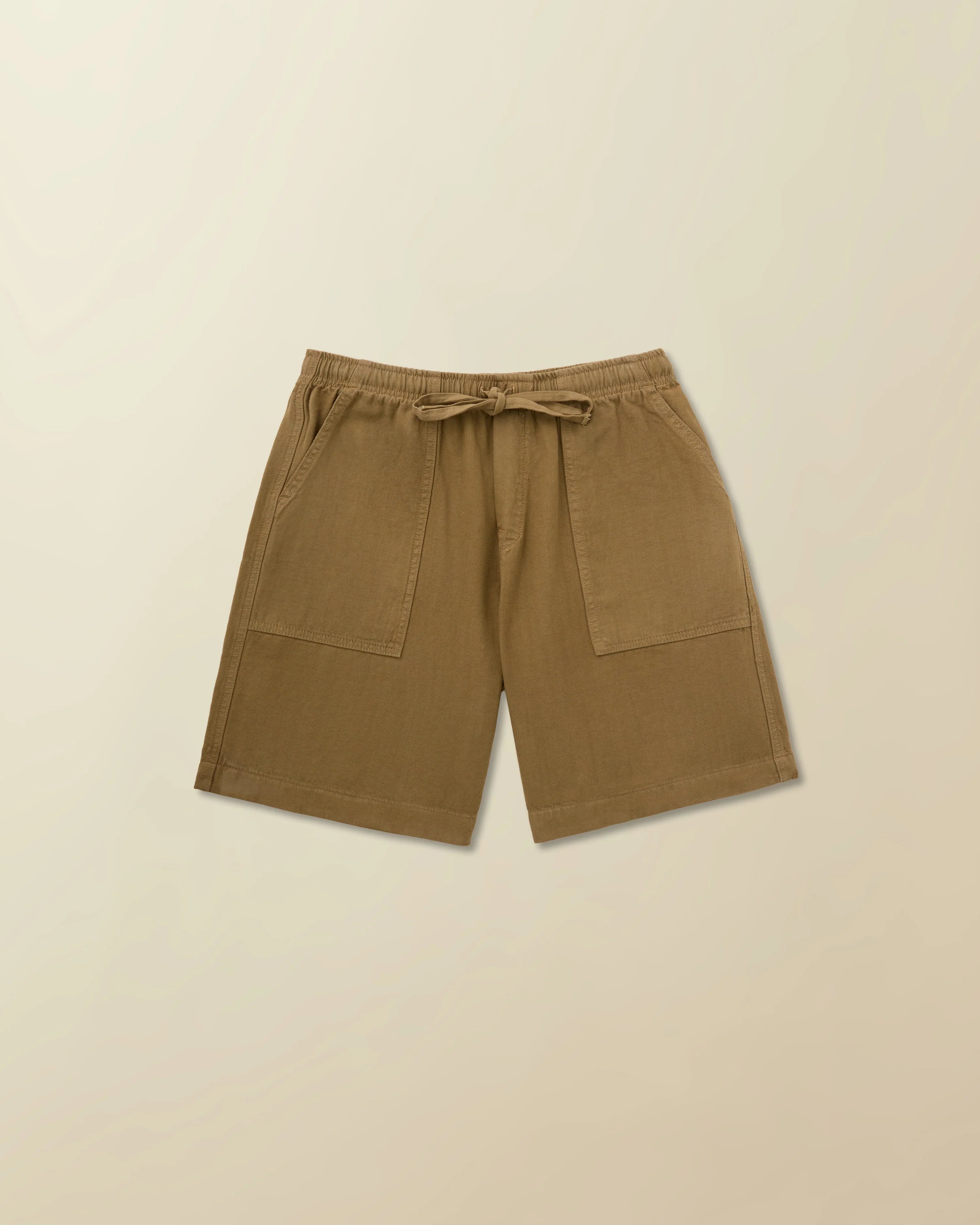 Wharf Drawstring Short in Garment Dyed Recycled Cotton - Men's