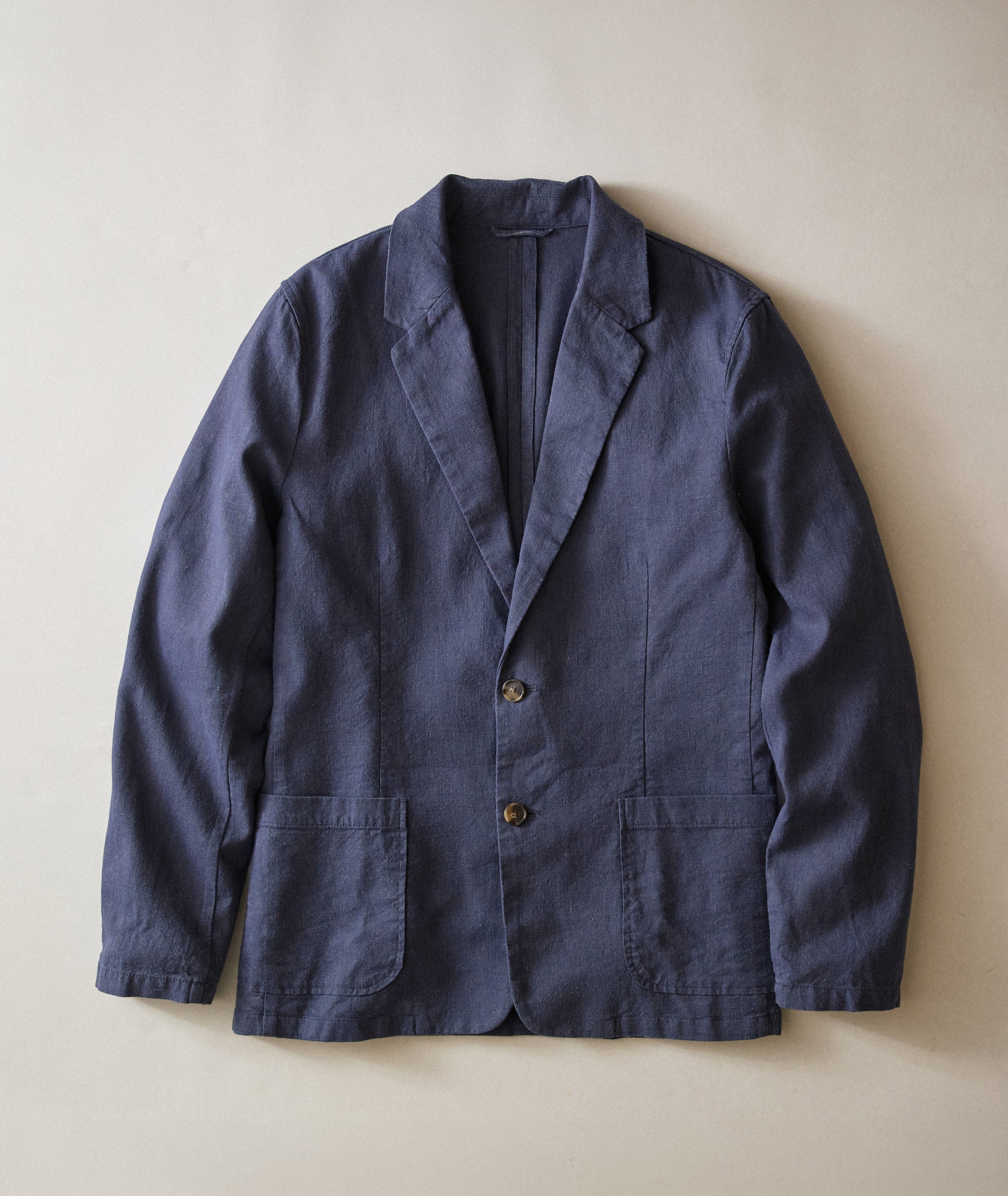 Hemp Blazer - Navy