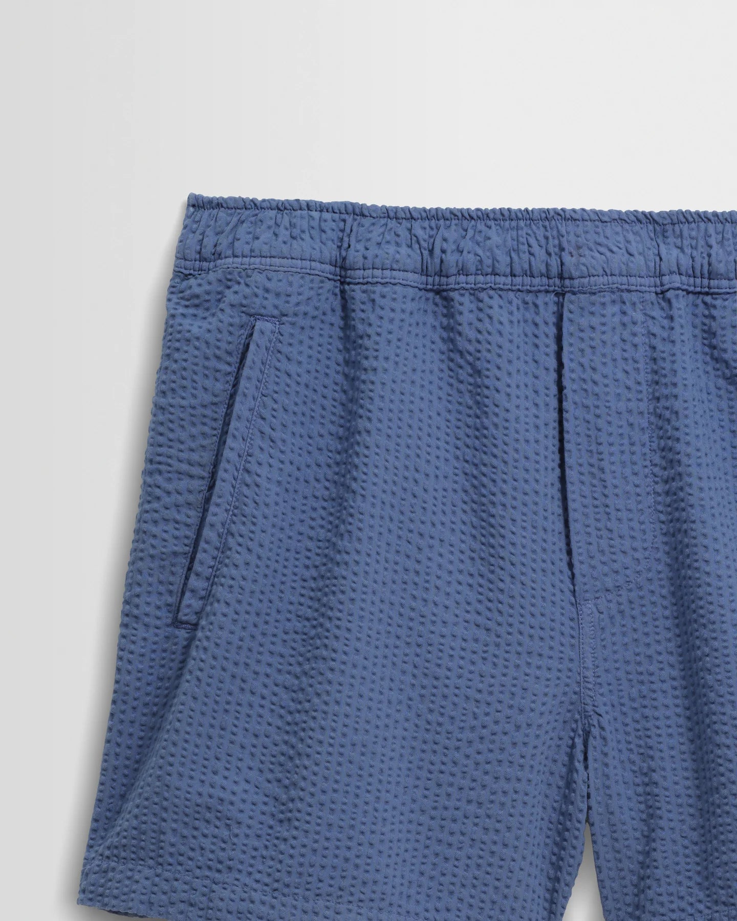 Mescal Short - Cotton Seersucker - Blue